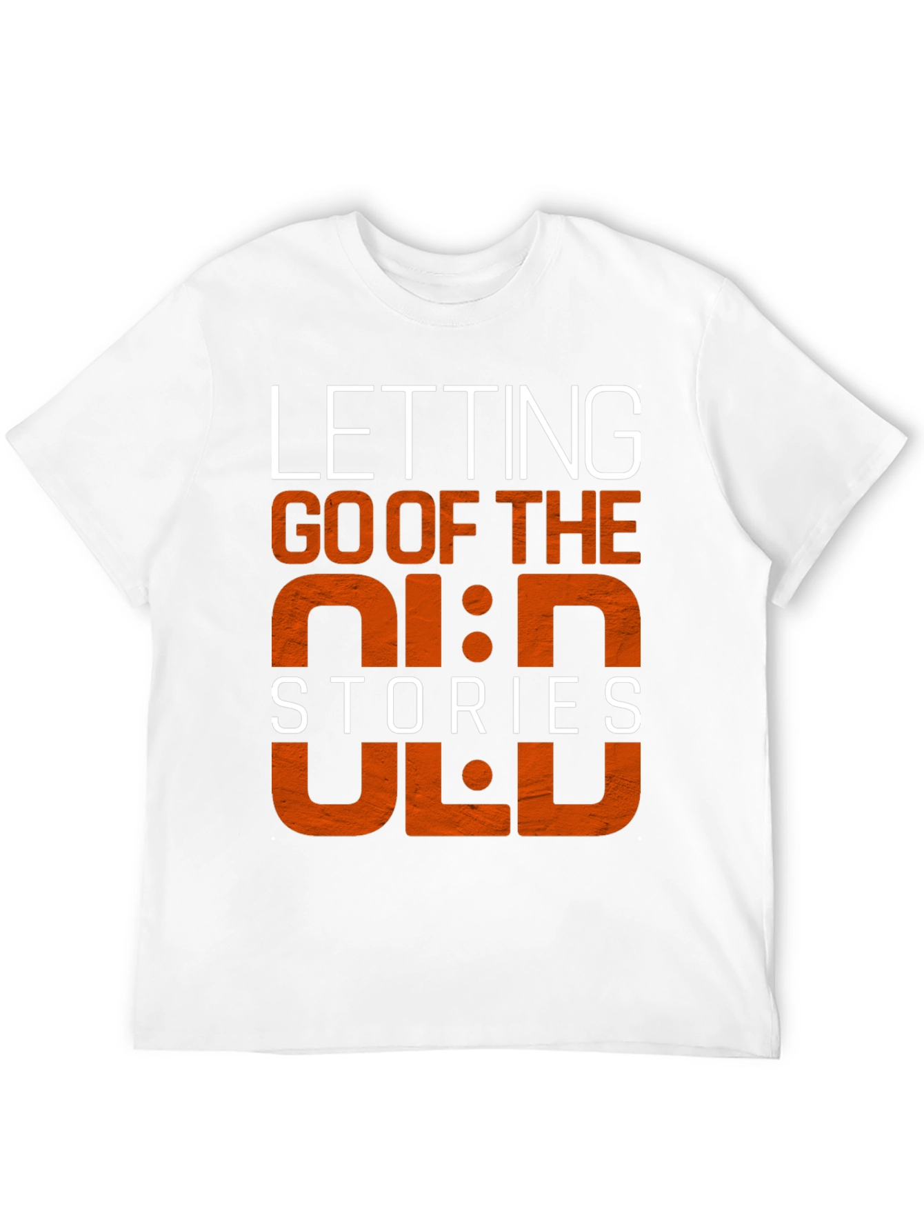 Black Letting Go T-Shirt - Motivational Graphic Tee view 12