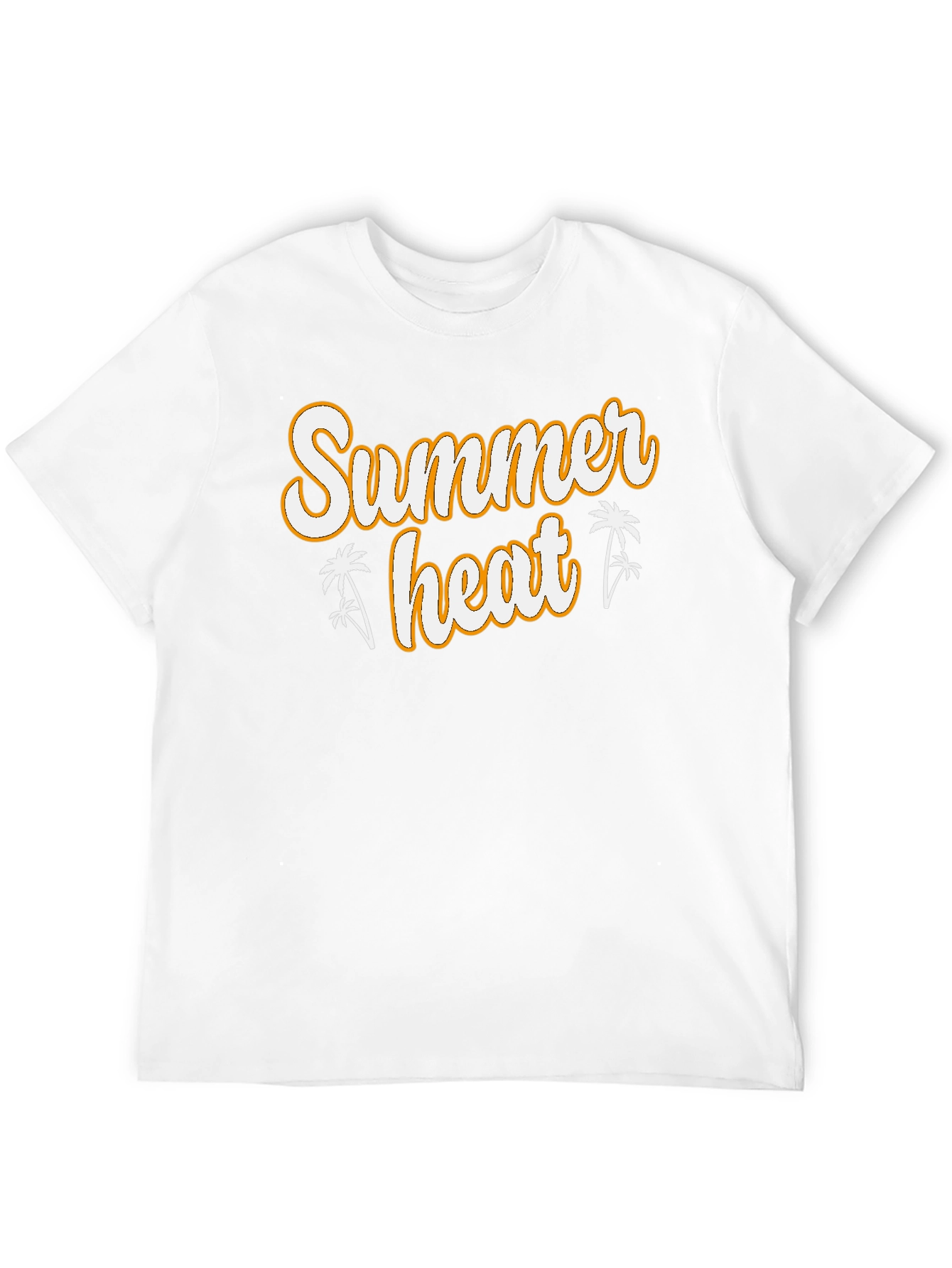 Black Summer Heat Graphic Tee - Black Cotton T-Shirt view 12