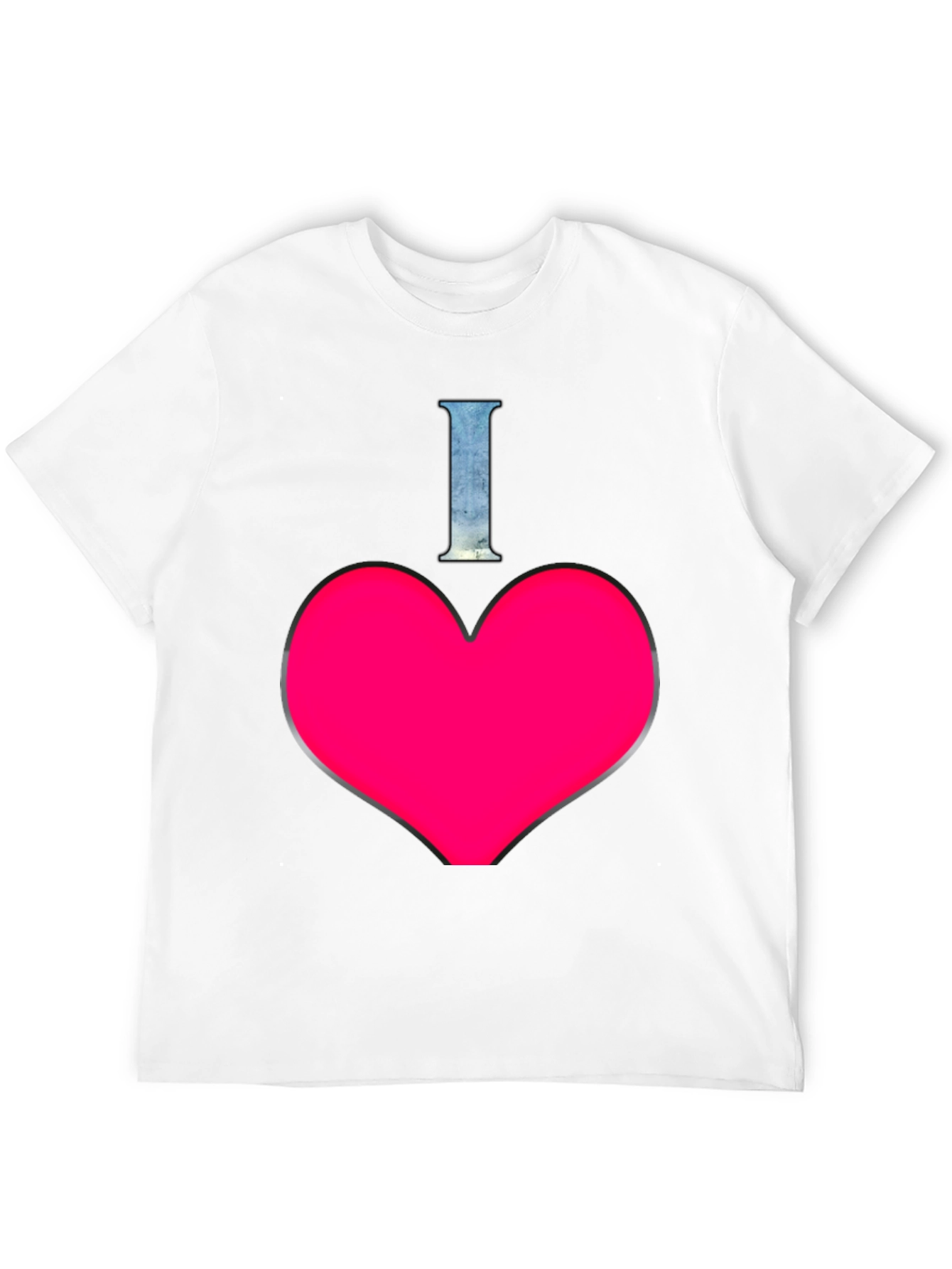 Black I Heart T-Shirt - Stylish Graphic Tee view 12