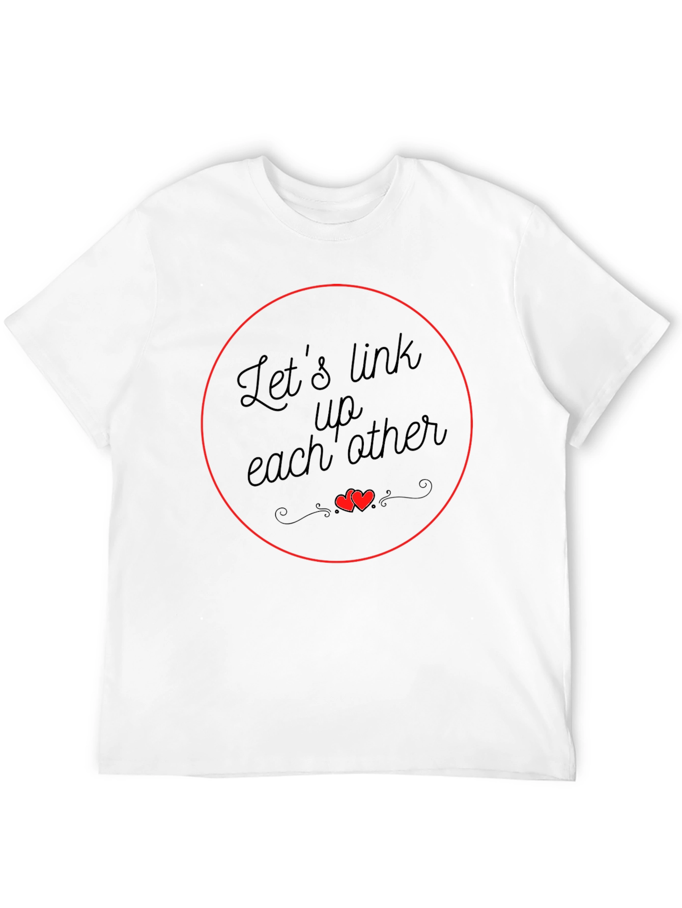 Black Let's Link Up T-Shirt view 12