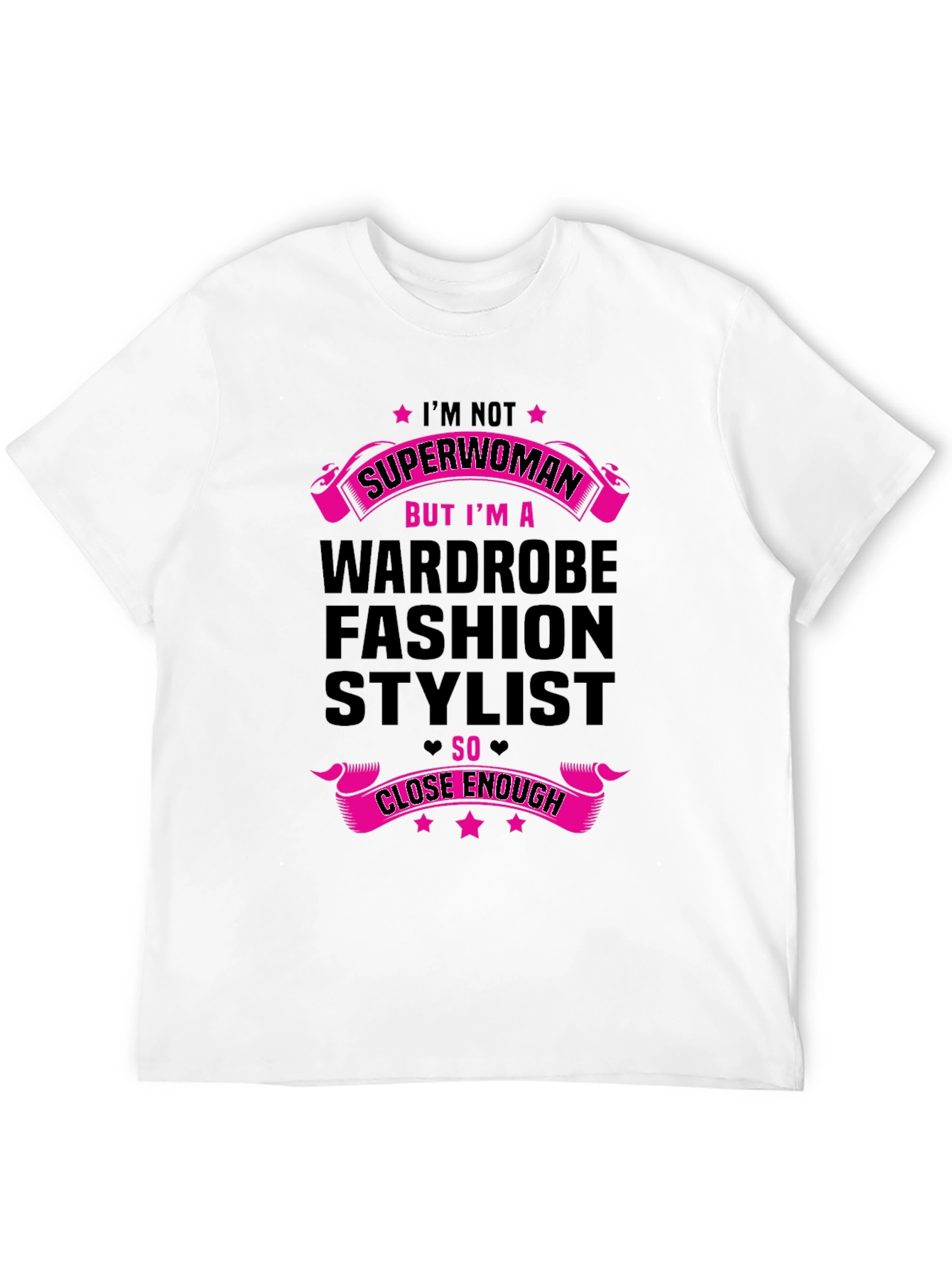 Black Wardrobe Fashion Stylist Graphic T-Shirt view 12