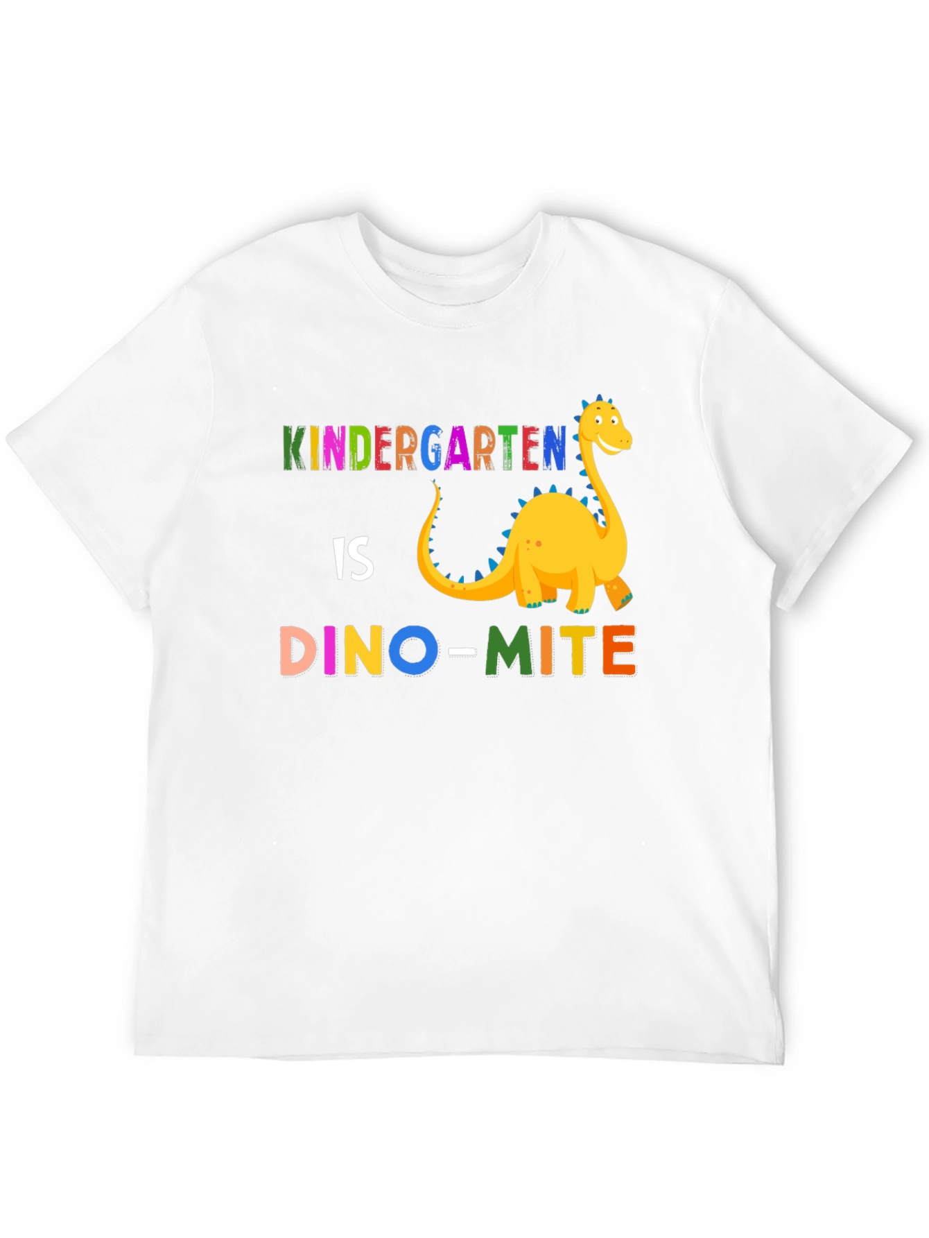 Black Kindergarten Dino-mite T-Shirt - Back to School view 12