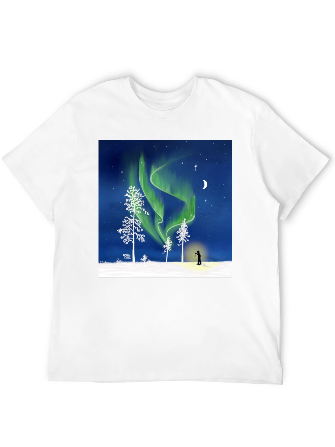 Aurora Borealis Graphic Tee - Northern Lights Shirt - 12