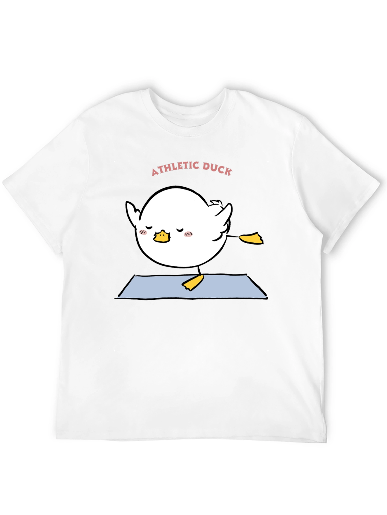 Black Athletic Duck Yoga T-Shirt - Black view 12