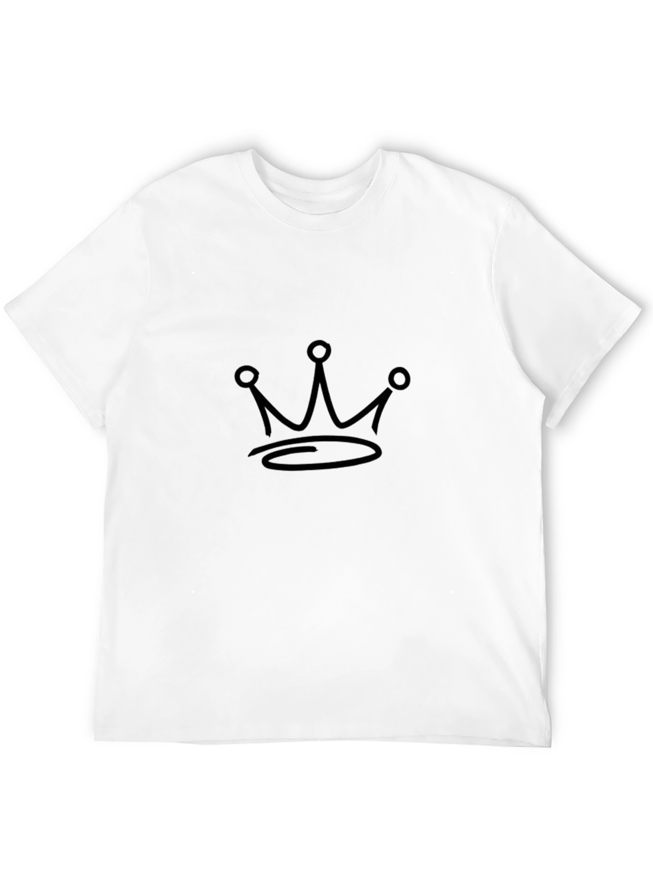Black Crown Graphic Tee - Men's Black T-Shirt view 12