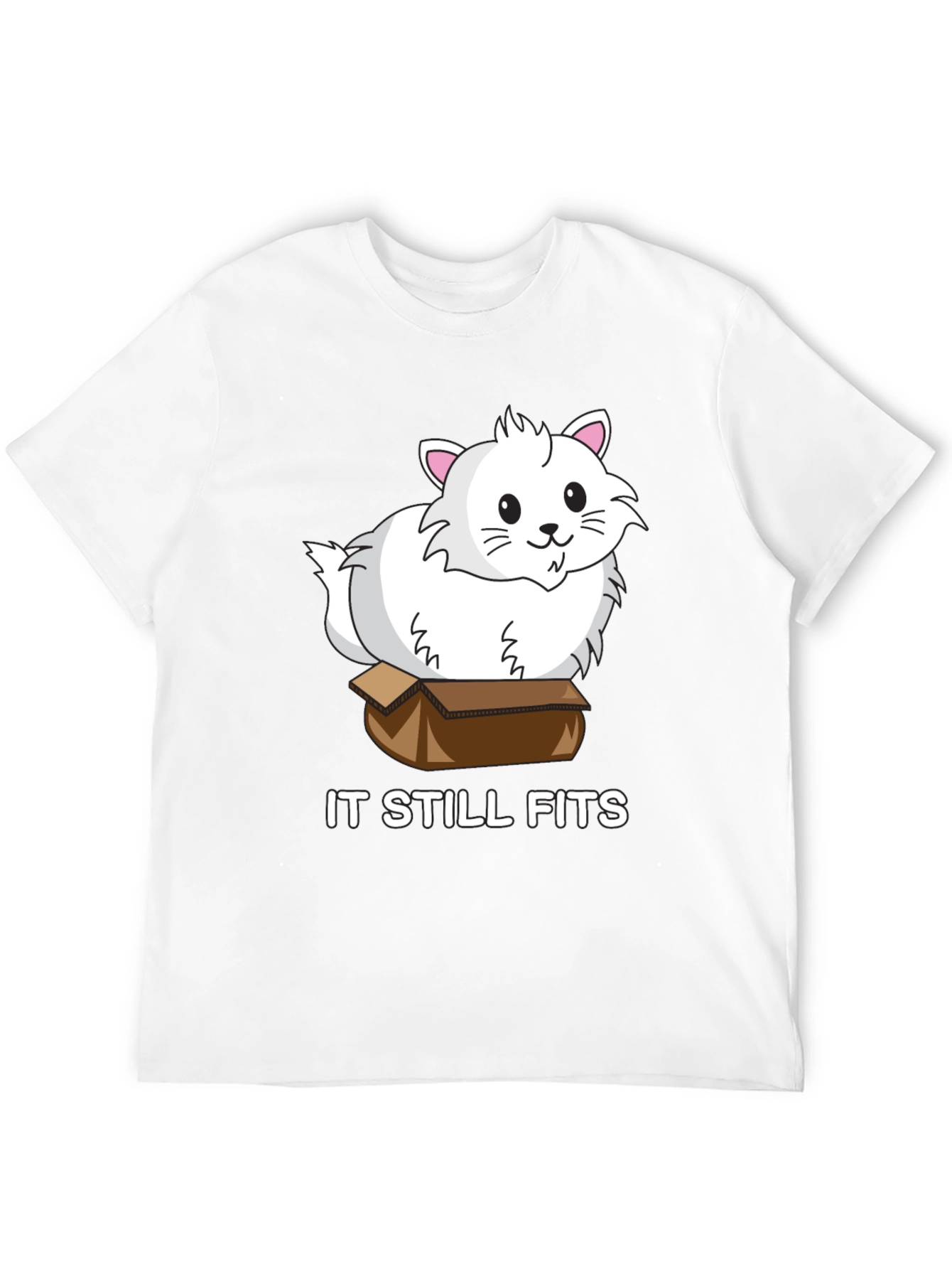 Black Cat in a Box T-Shirt - "It Still Fits" view 12