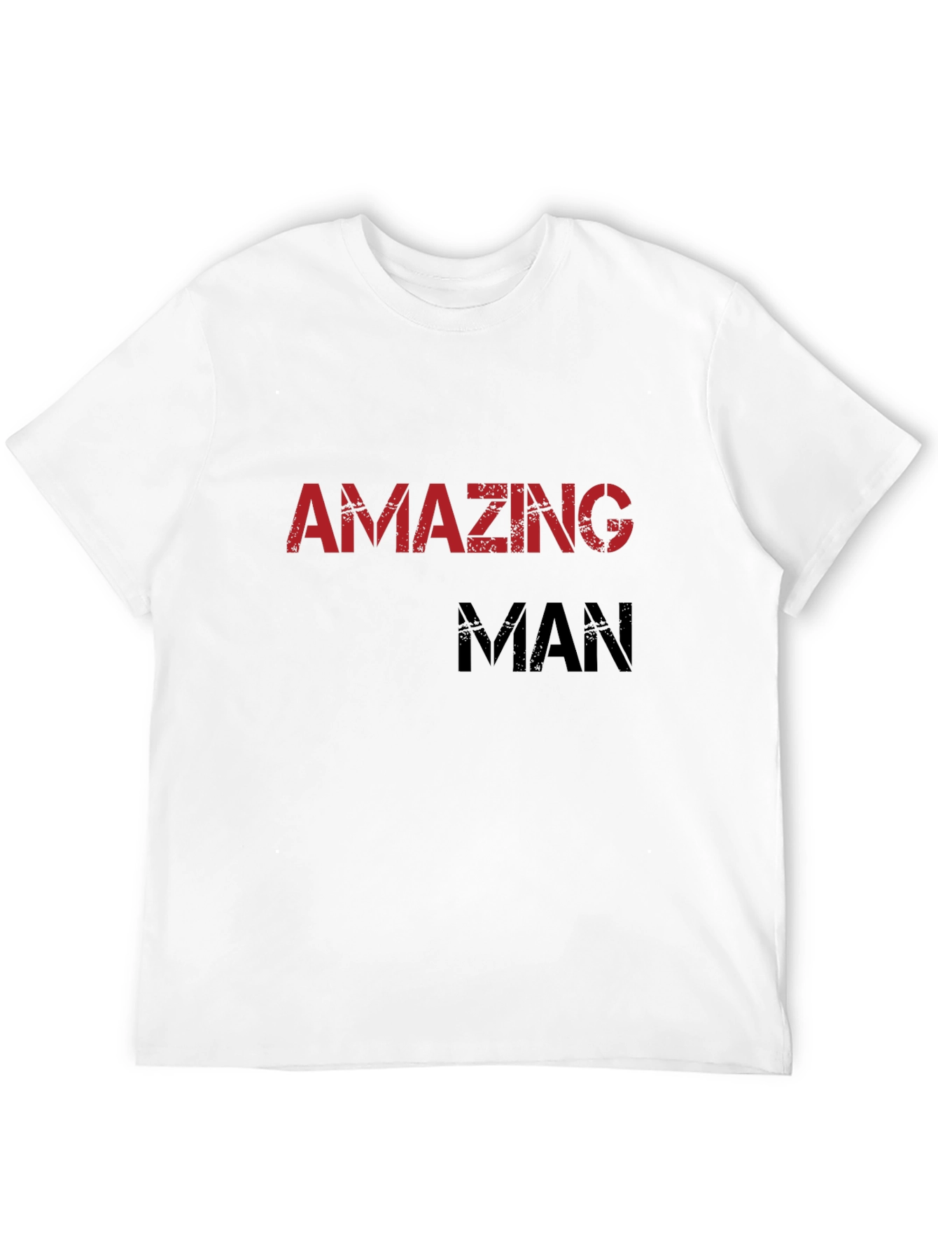 Black Amazing Man Graphic Tee - Black view 12