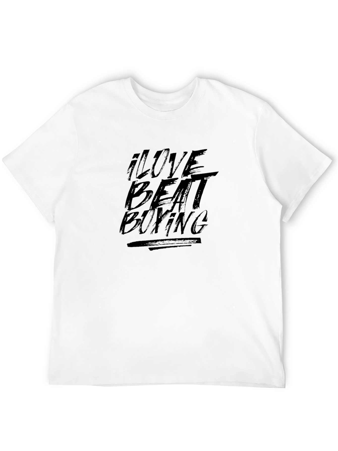 Black I Love Beat Boxing Black Graphic T-Shirt view 12