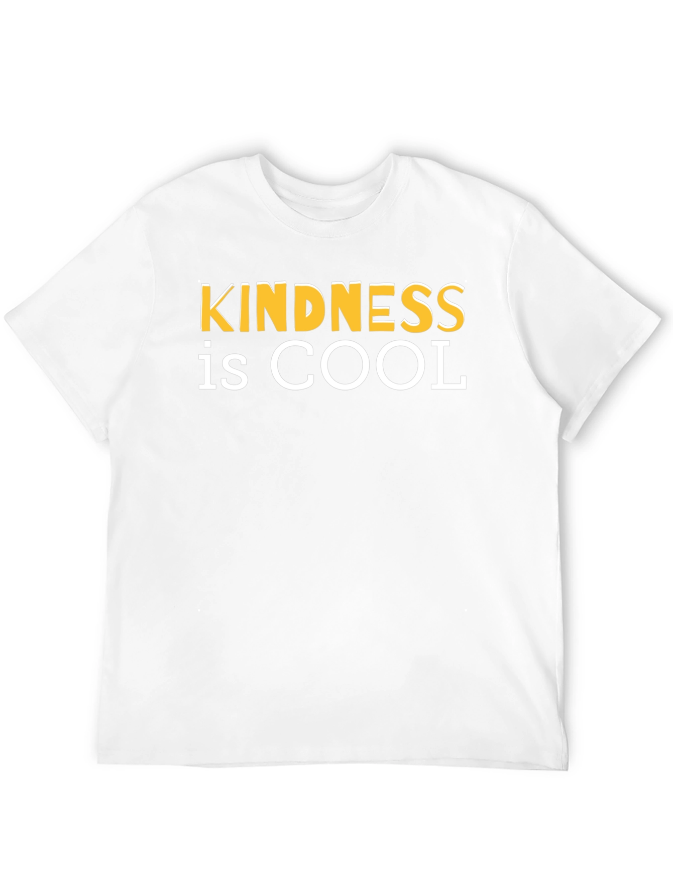 Black Kindness is Cool Black Graphic T-Shirt view 12