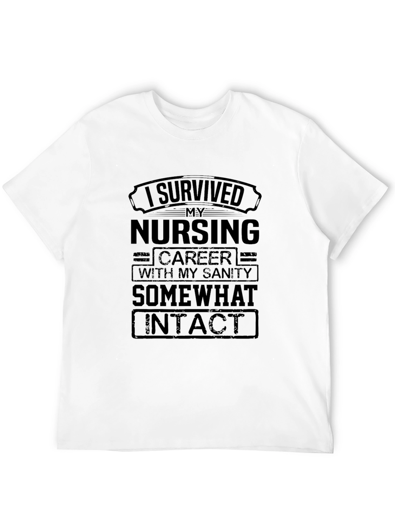 I Survived My Nursing Career T-Shirt - 12