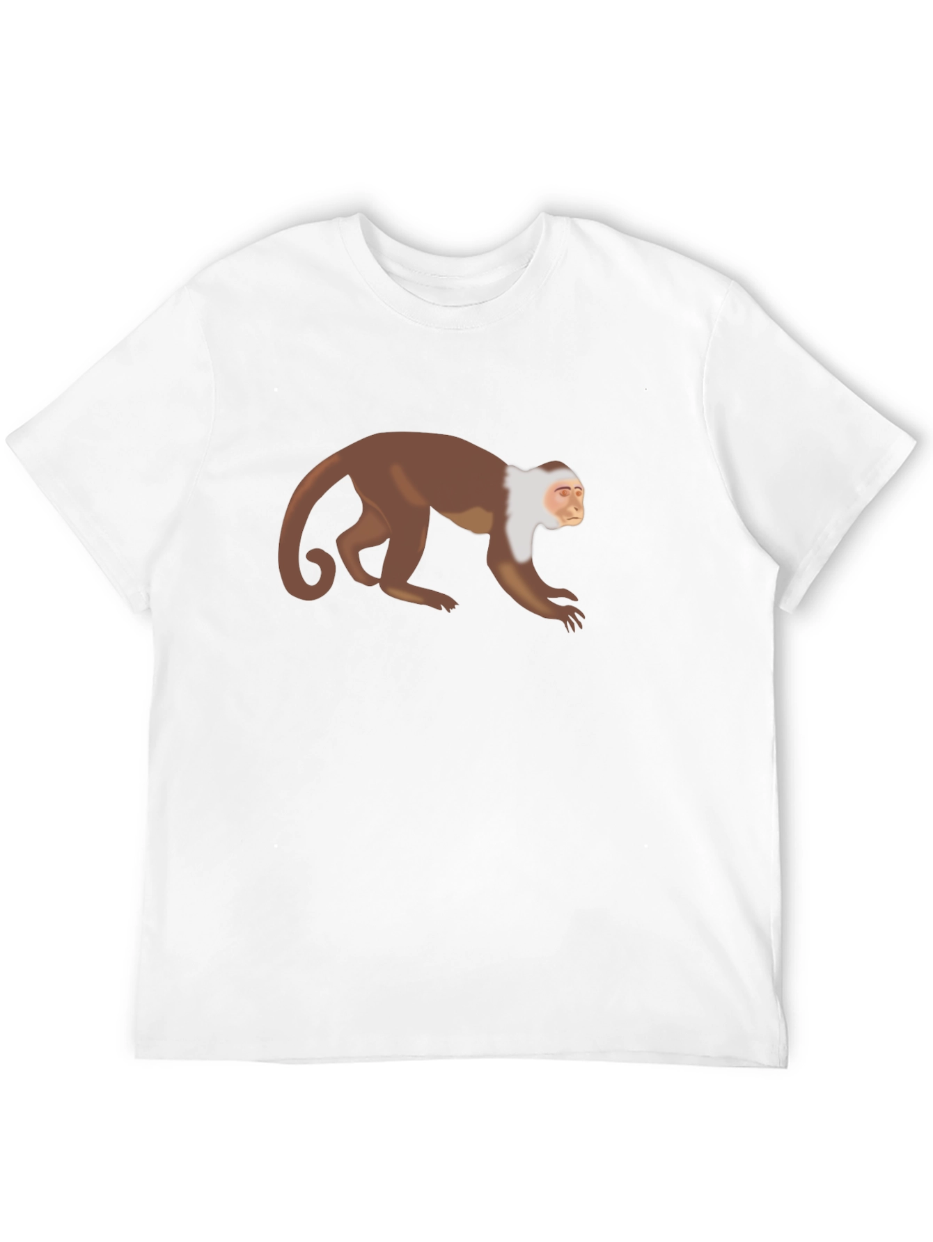 Black Monkey Graphic T-Shirt - Black Casual Tee view 12