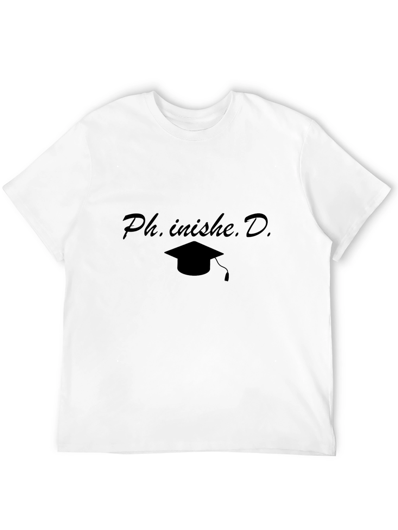 Black Ph.inished. D. Graduation T-Shirt view 12