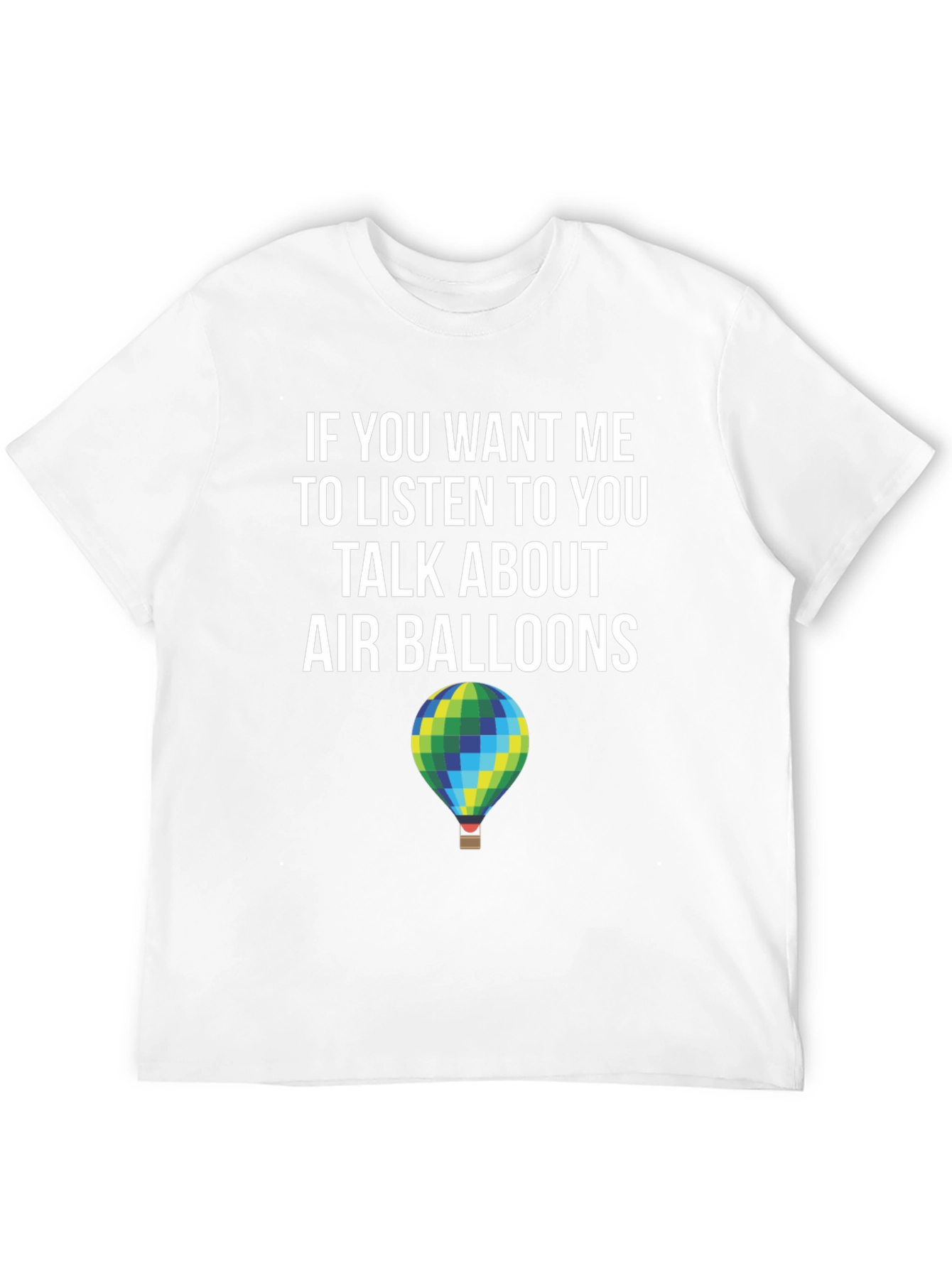 Black Air Balloon Talk T-Shirt - Listener Edition view 12