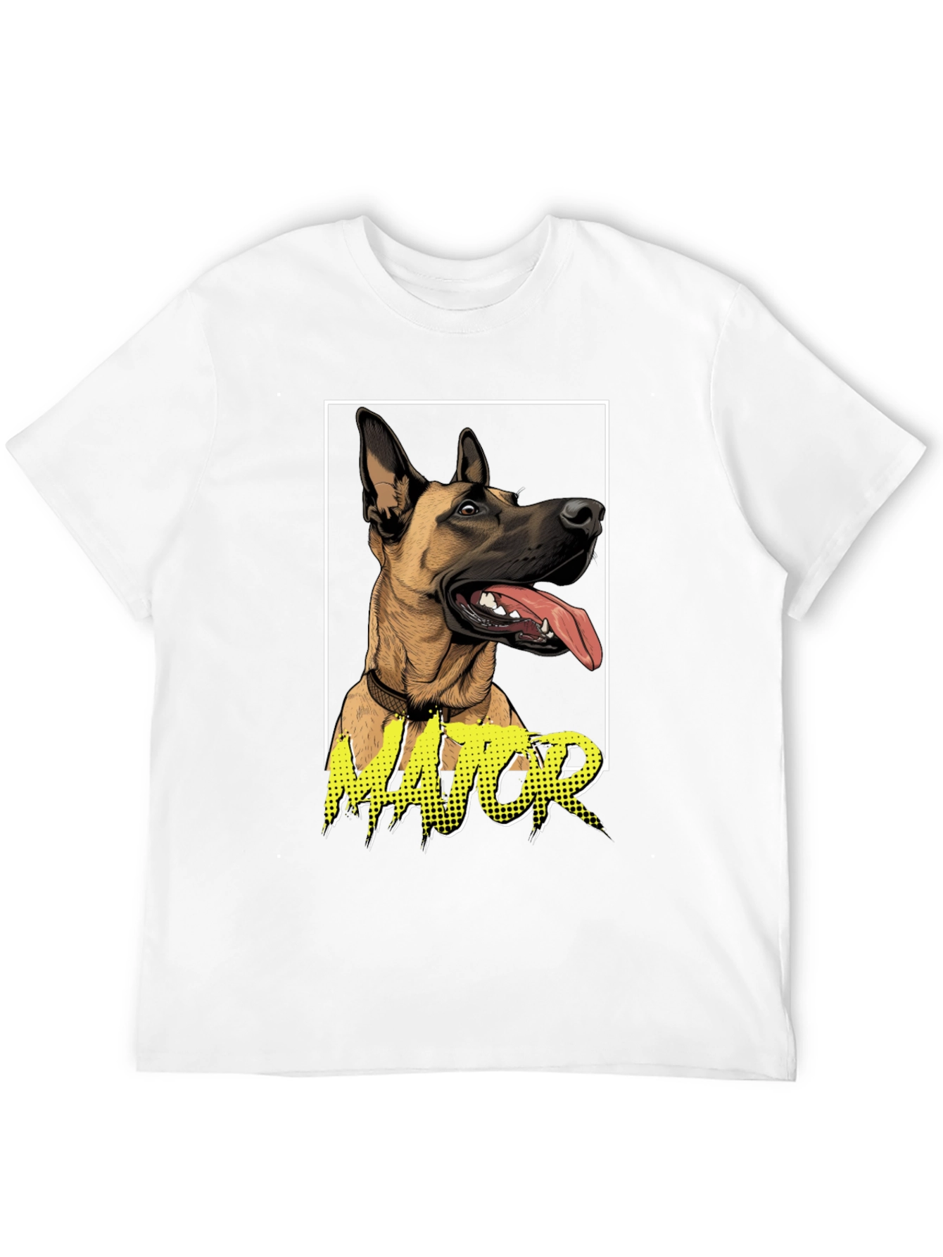 Black Dog Lover's 'Major' Graphic Tee - Black view 12