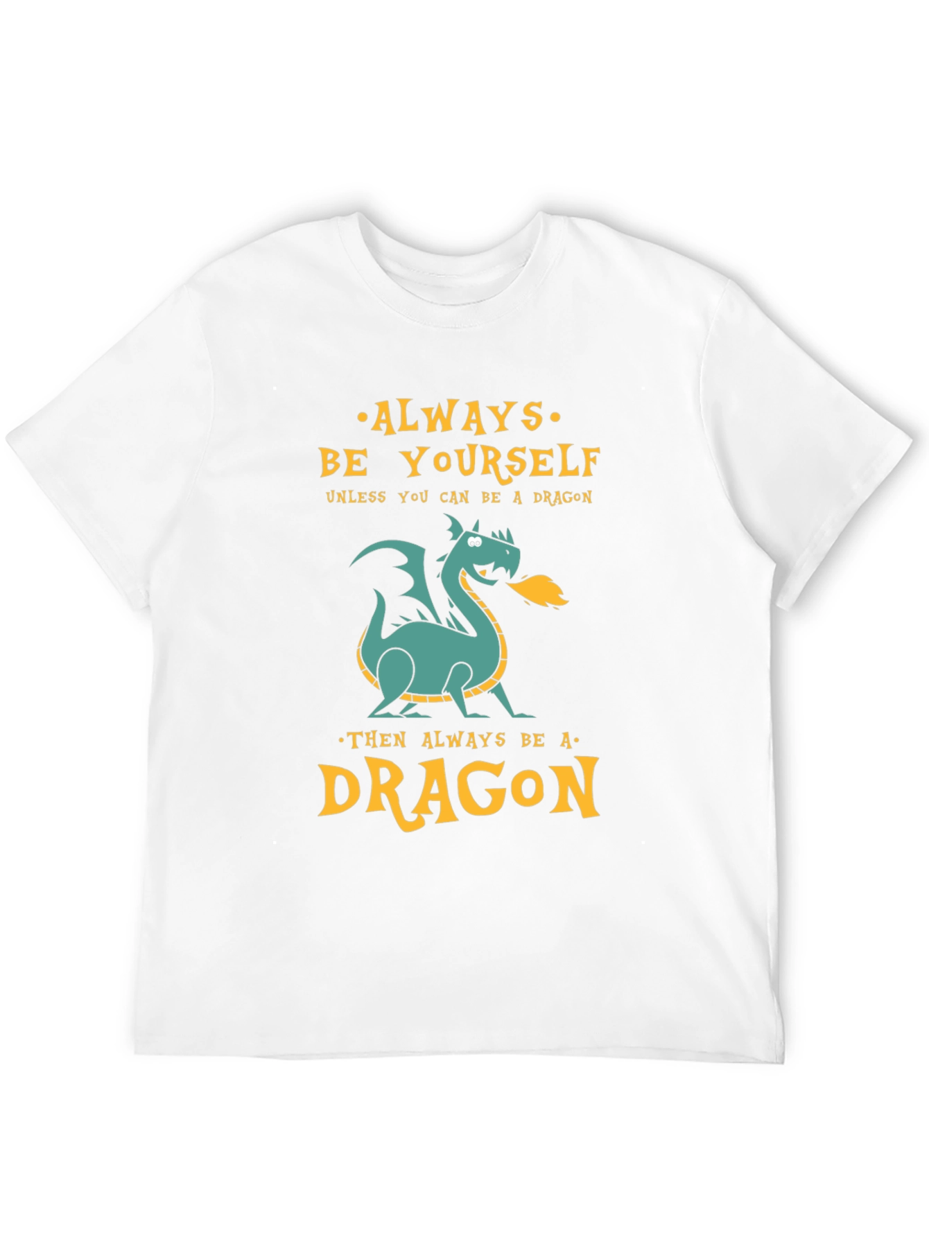 Black Always Be a Dragon Graphic Tee - Unique Design view 12
