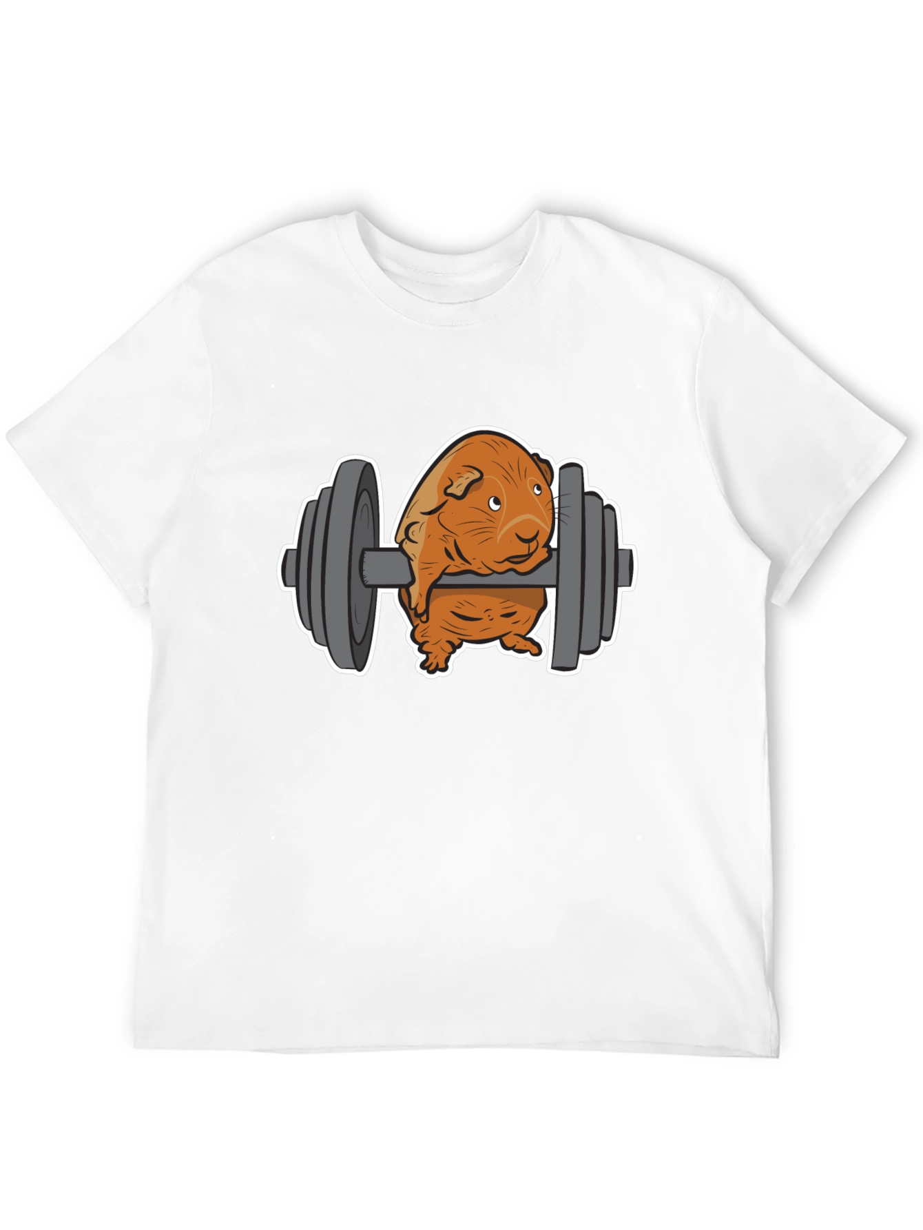 Black Guinea Pig Gym T-Shirt view 12