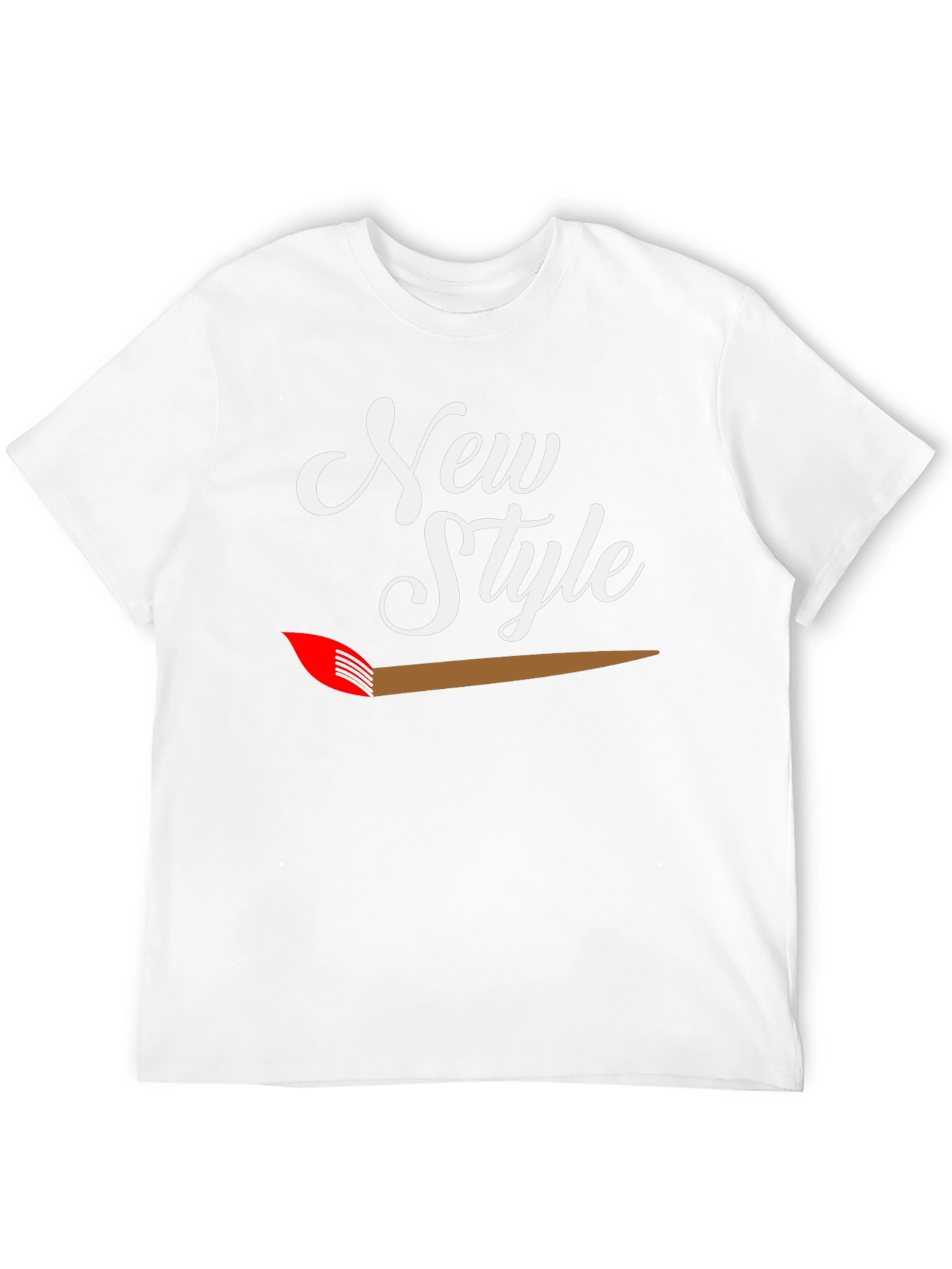 Black New Style Graphic Tee - Men's Black T-Shirt view 12