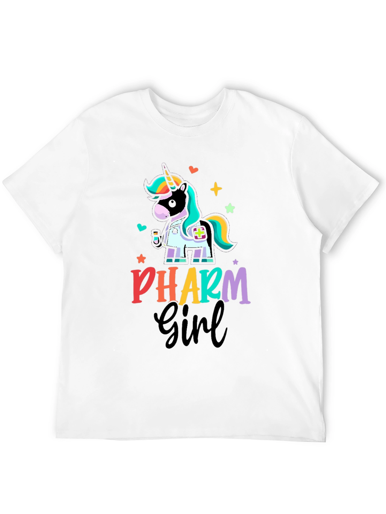 Black Pharm Girl Unicorn T-Shirt view 12