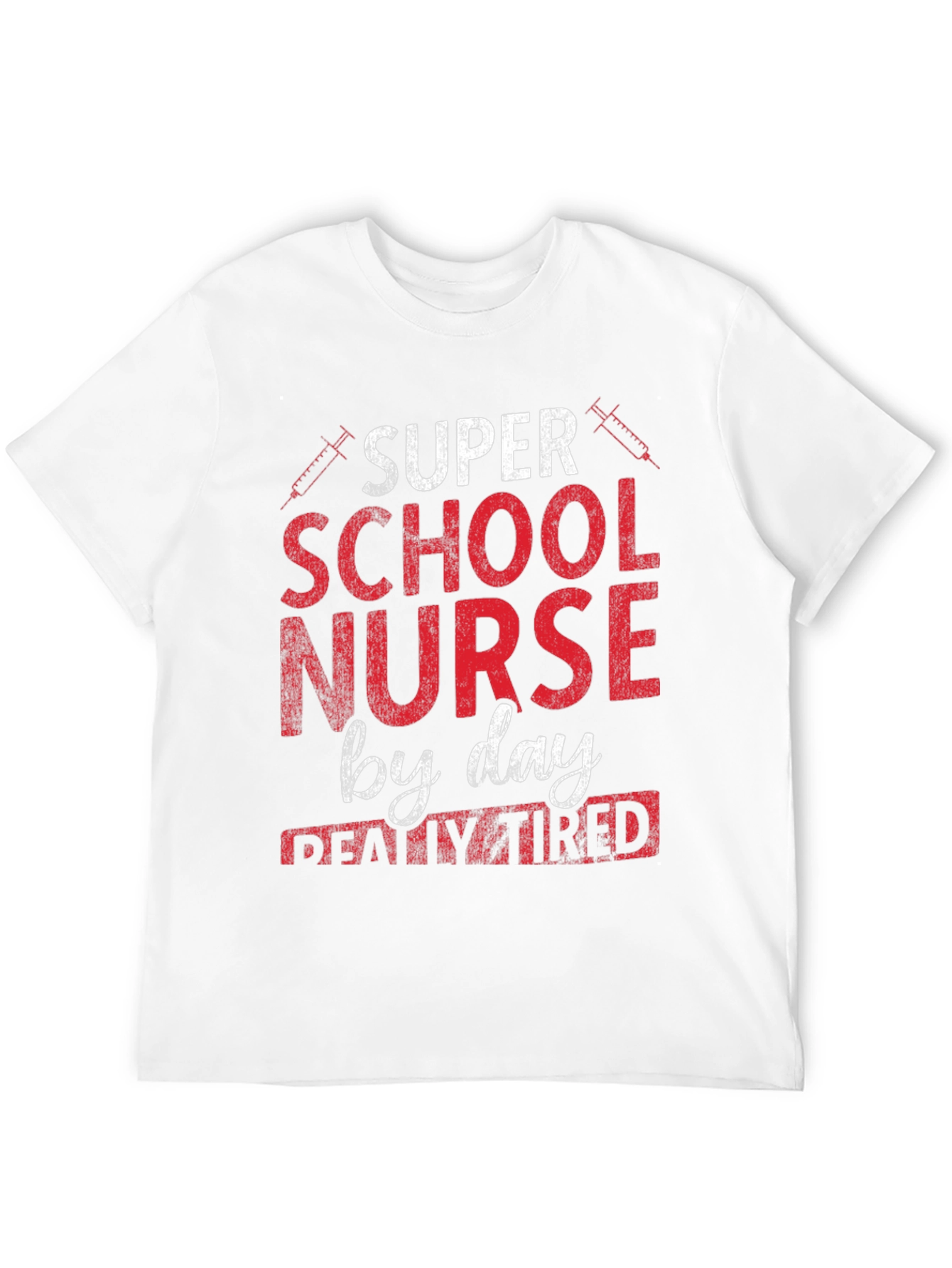 Black Super School Nurse T-Shirt view 12