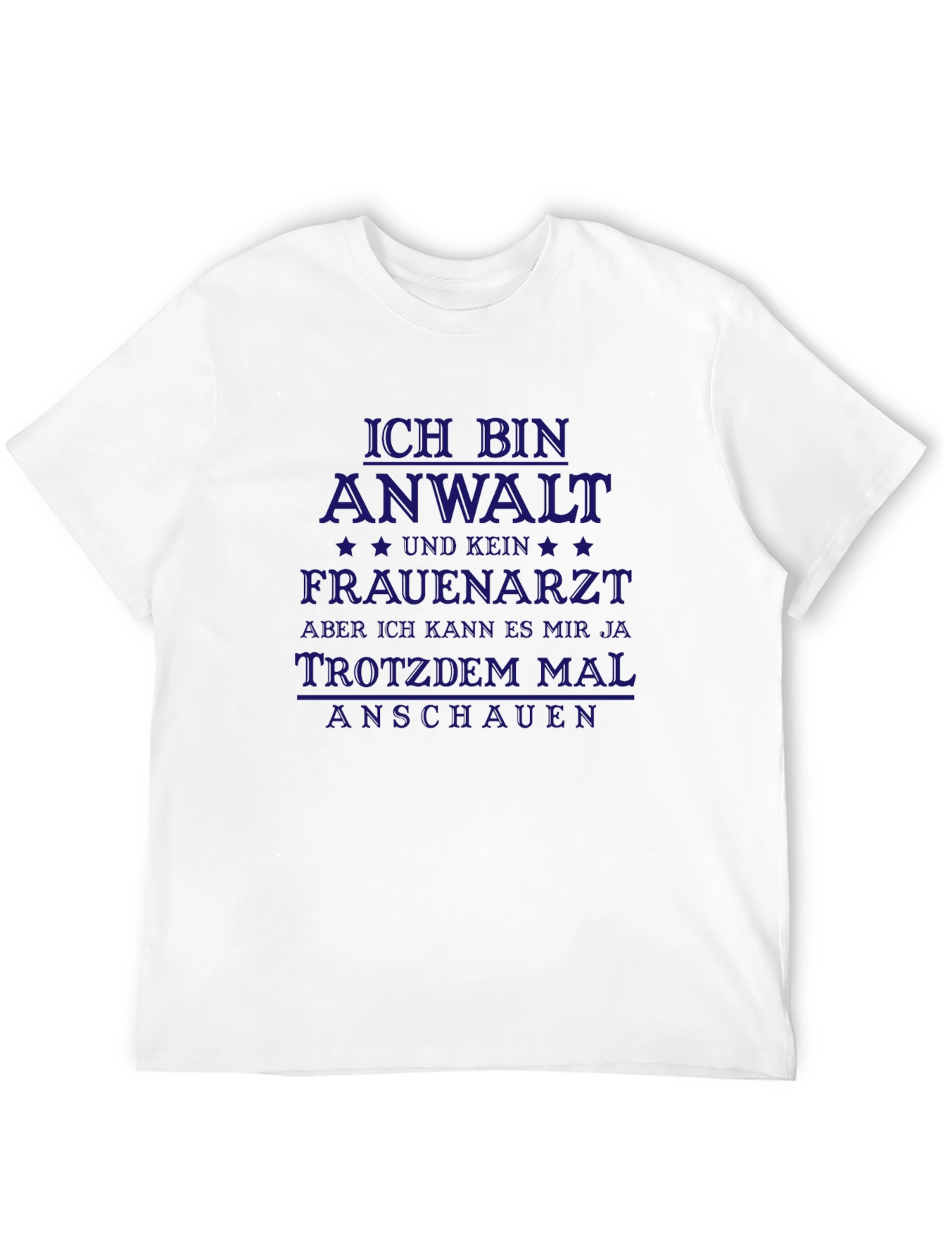 Black Funny German Lawyer T-Shirt - Ich Bin Anwalt view 12