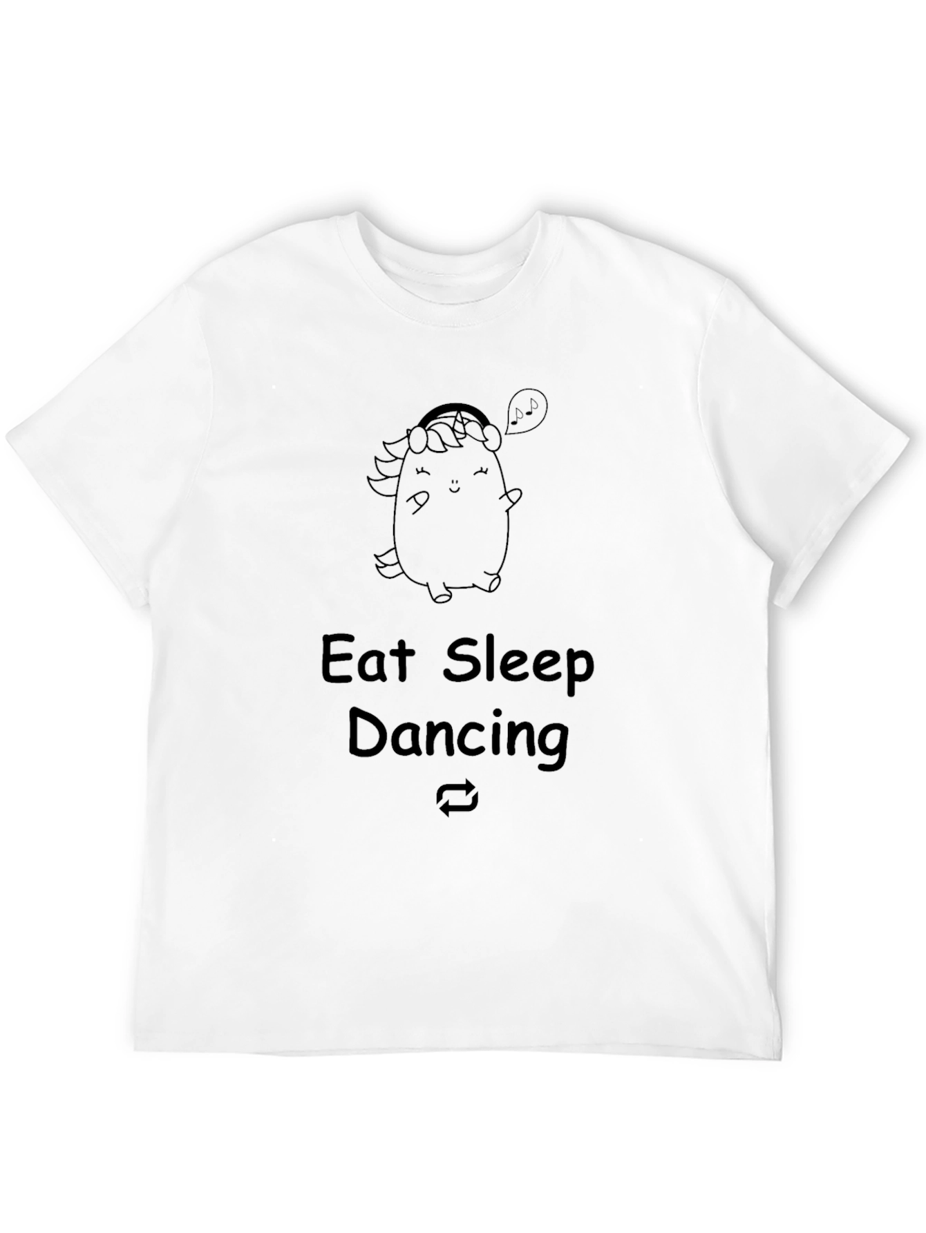 Black Eat Sleep Dancing T-Shirt, Cute Graphic Tee view 12