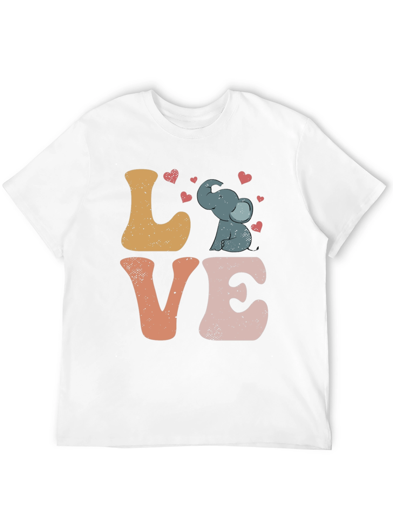 Black Elephant Love Graphic Tee view 12