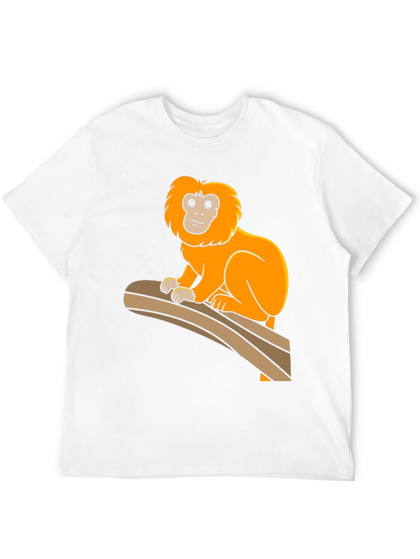 Black Monkey Graphic Tee - Black Cotton T-Shirt view 12