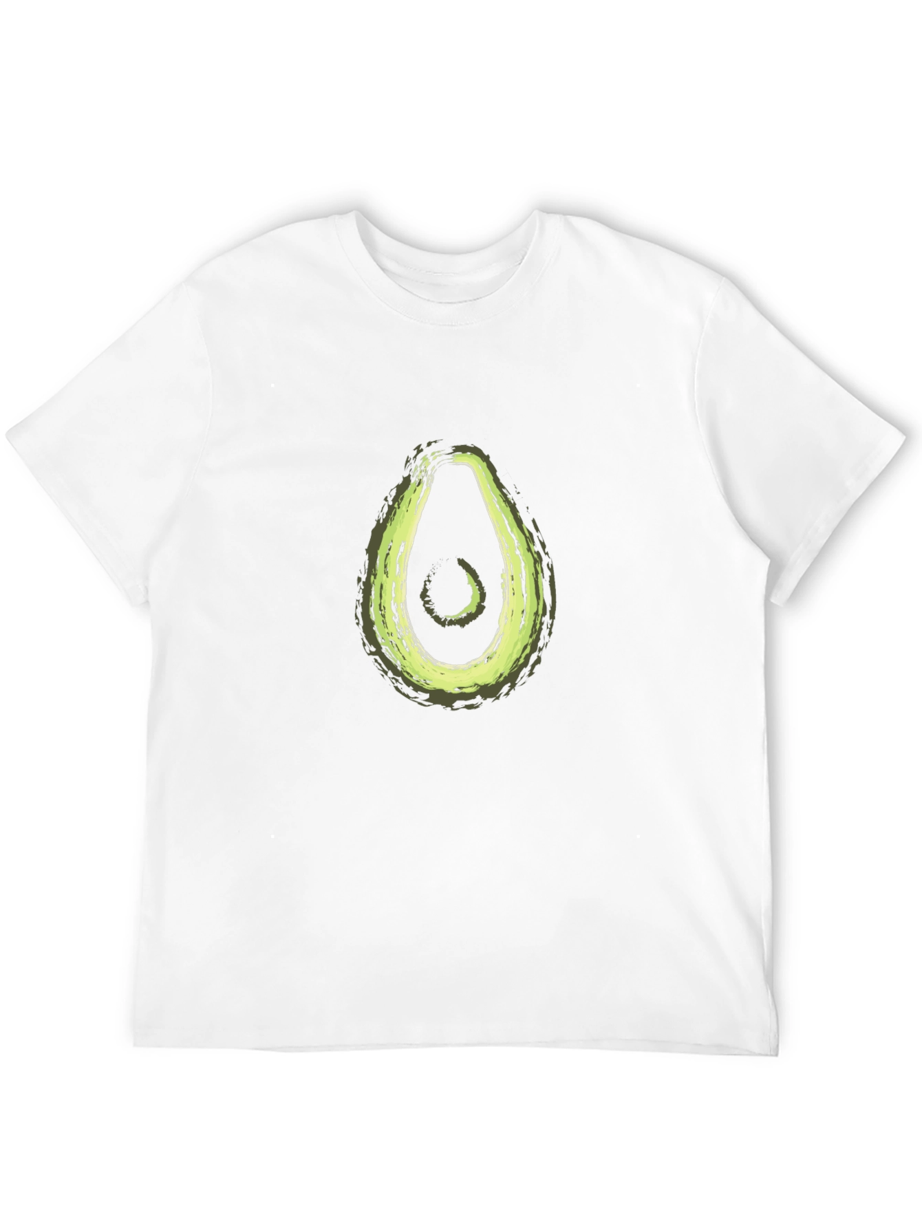 Black Avocado Graphic Print Black T-Shirt view 12