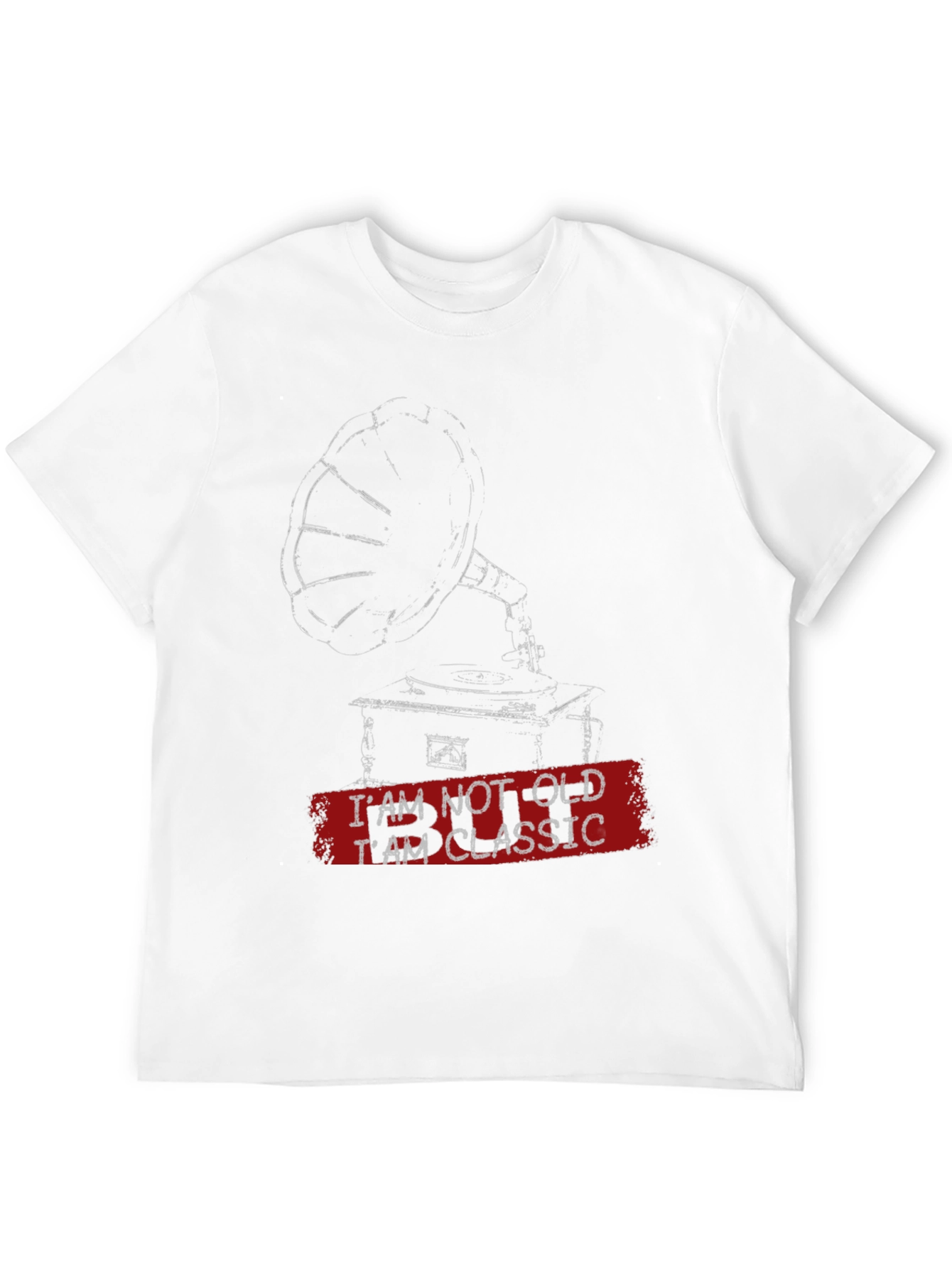 Black Classic Phonograph Graphic Tee - I'm Not Old, I'm Classic view 12