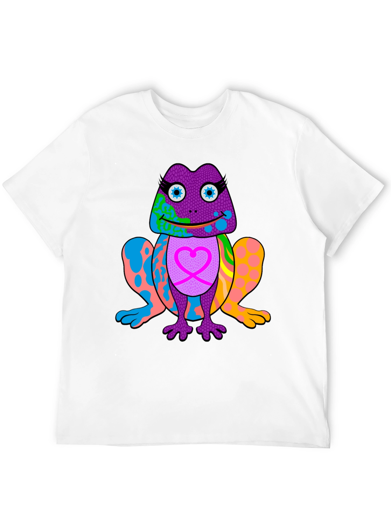 Black Funky Frog Graphic Tee - Vibrant & Unique Design view 12