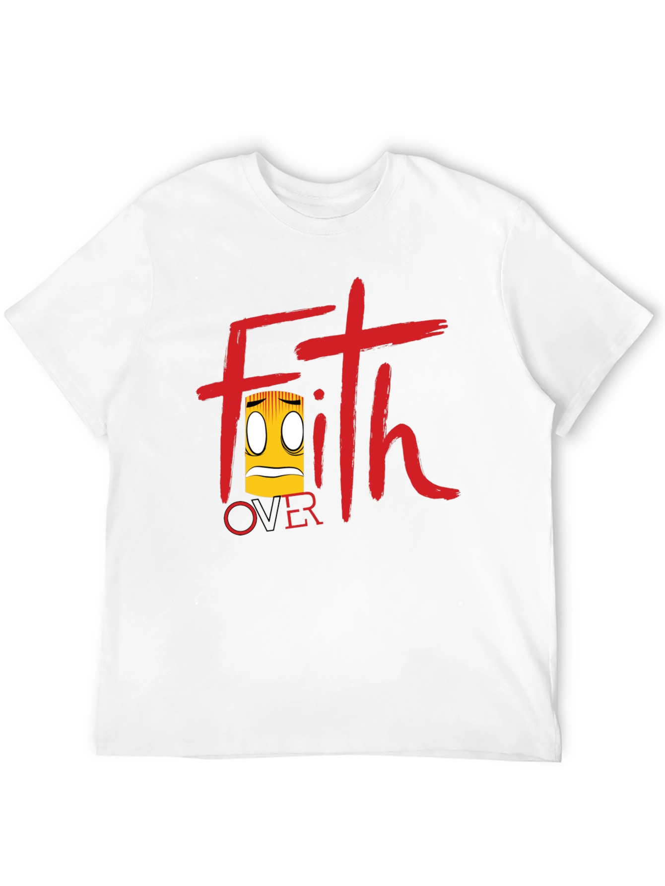 Black Faith Over Fear T-Shirt - Black Graphic Tee view 12