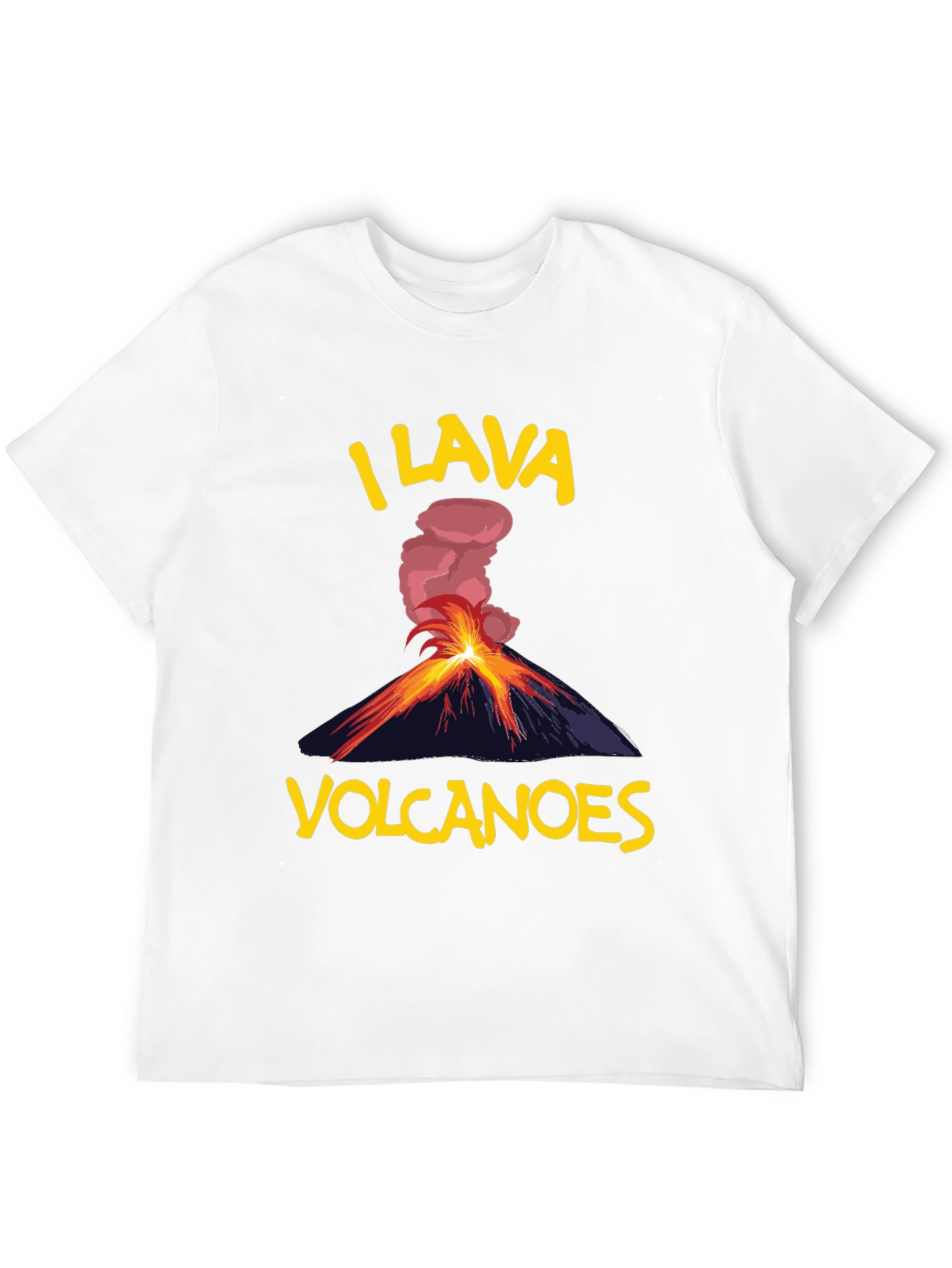 Black I Lava Volcanoes T-Shirt - Funny Volcano Lover Tee view 12