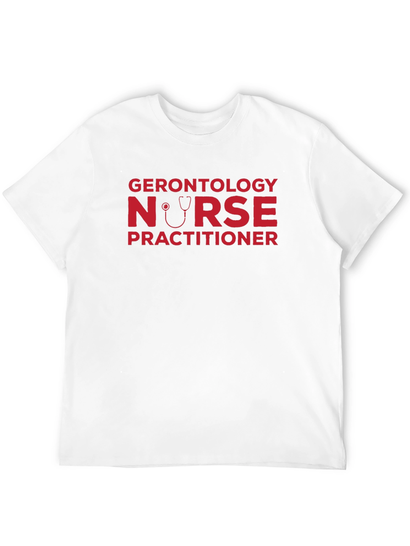 Black Gerontology Nurse Practitioner Black T-Shirt view 12