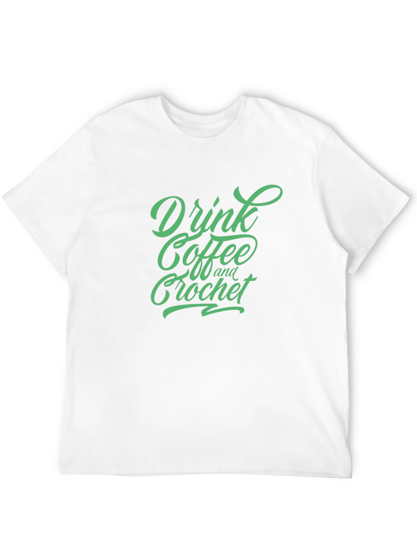 Black Drink Coffee and Crochet Graphic Tee - Black view 12