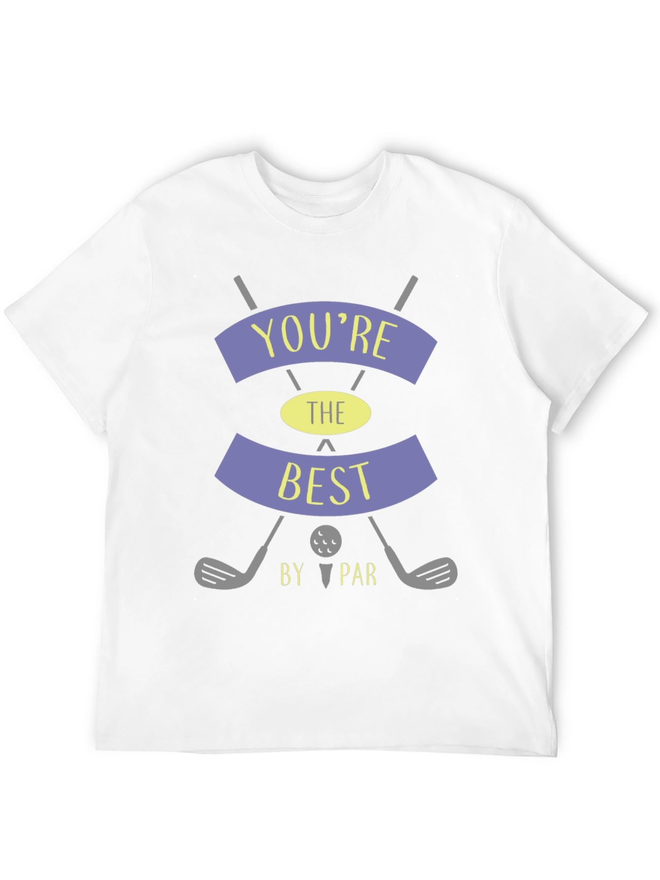 Black You're The Best By Par Golf T-Shirt view 12