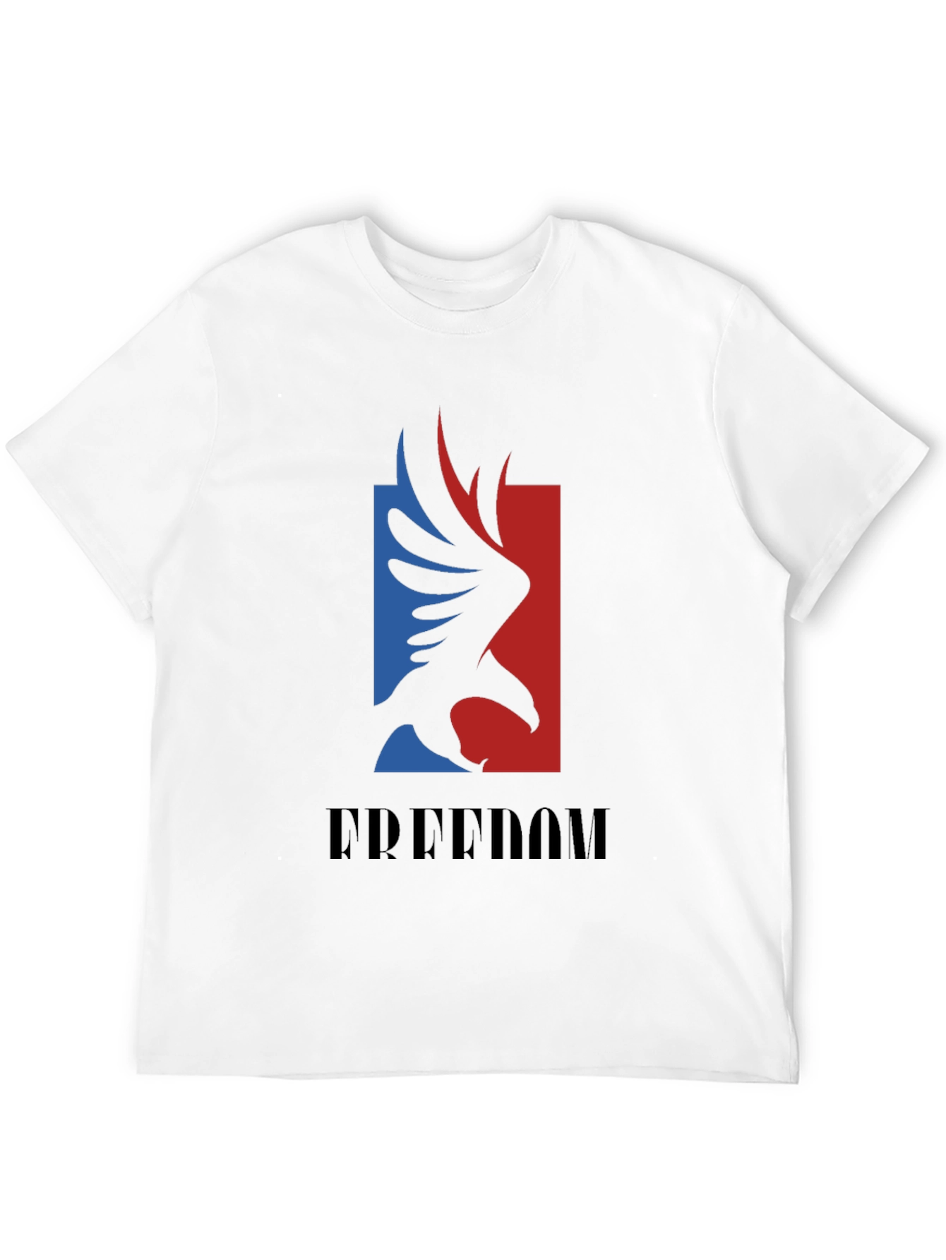 Black Freedom Eagle Graphic Tee - Patriotic Black T-Shirt view 12