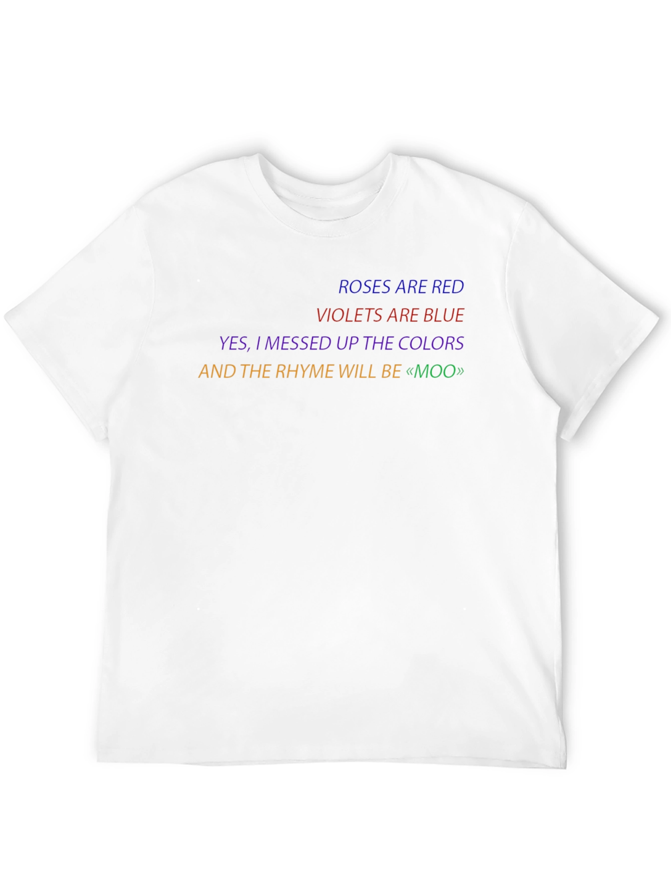 Black Funny Roses are Red Poem T-Shirt view 12