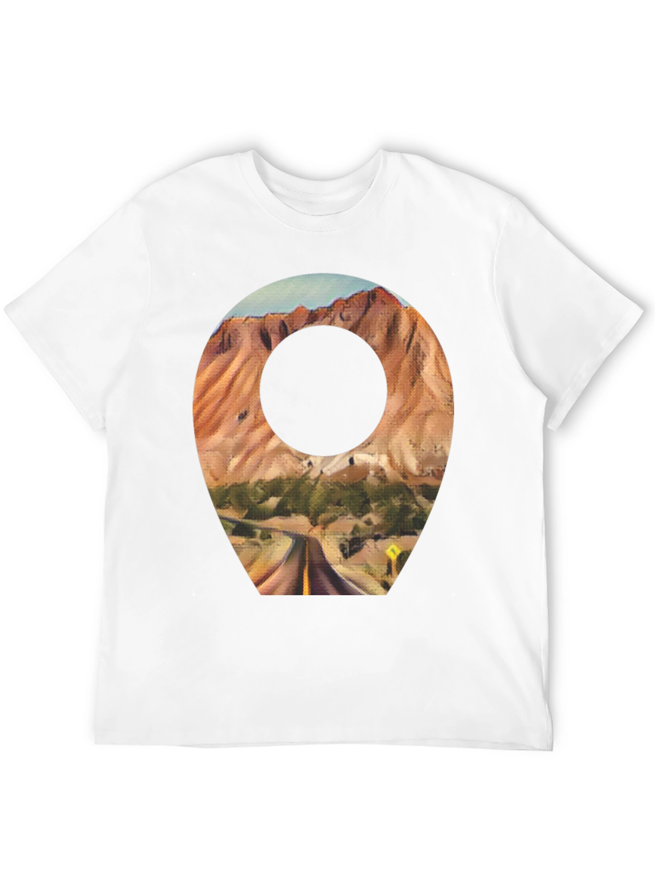 Scenic Route T-Shirt - Black Cotton Blend - 12