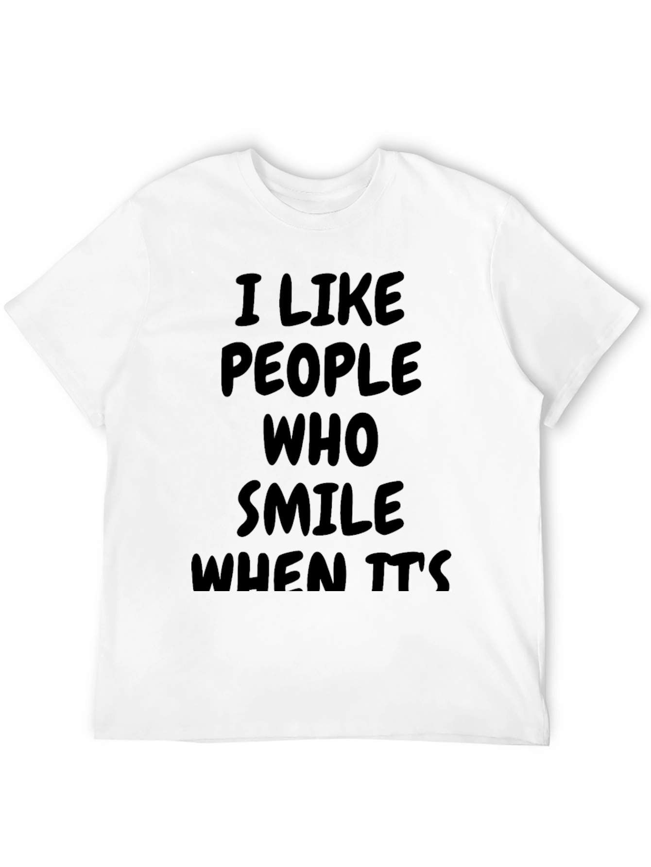 Black Smile When It's Tough Black Graphic Tee view 12