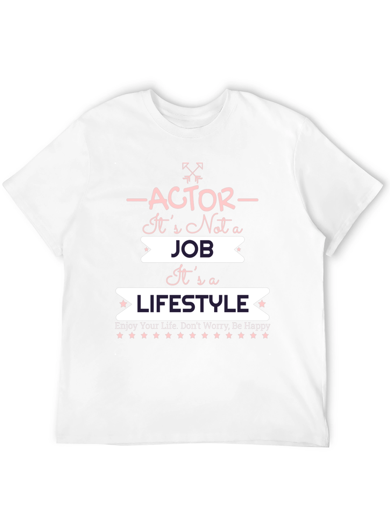 Black Actor Lifestyle Black T-Shirt view 12