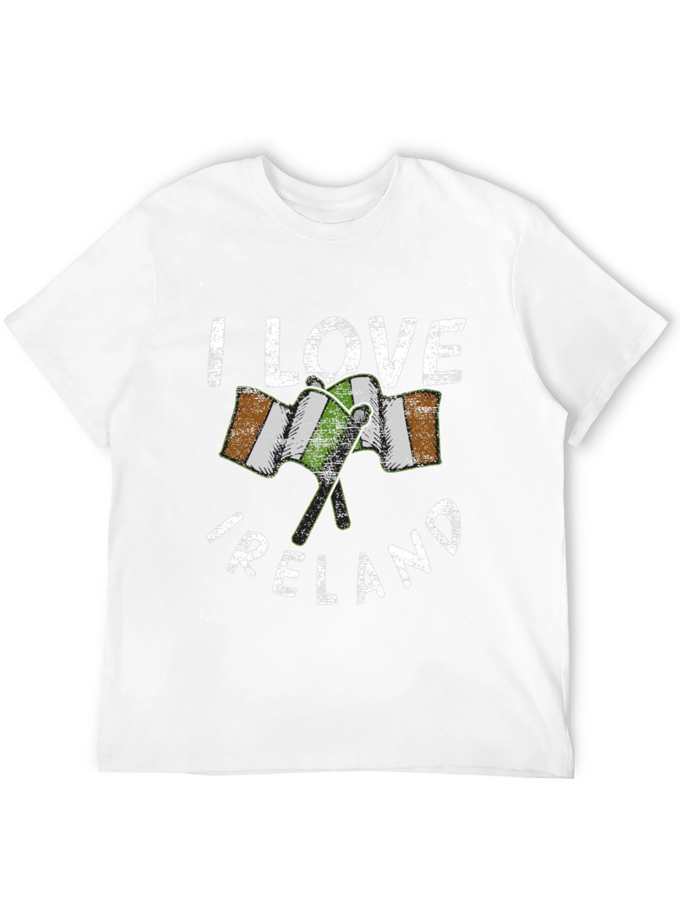 I Love Ireland T-Shirt - Irish Flag Graphic Tee - 12