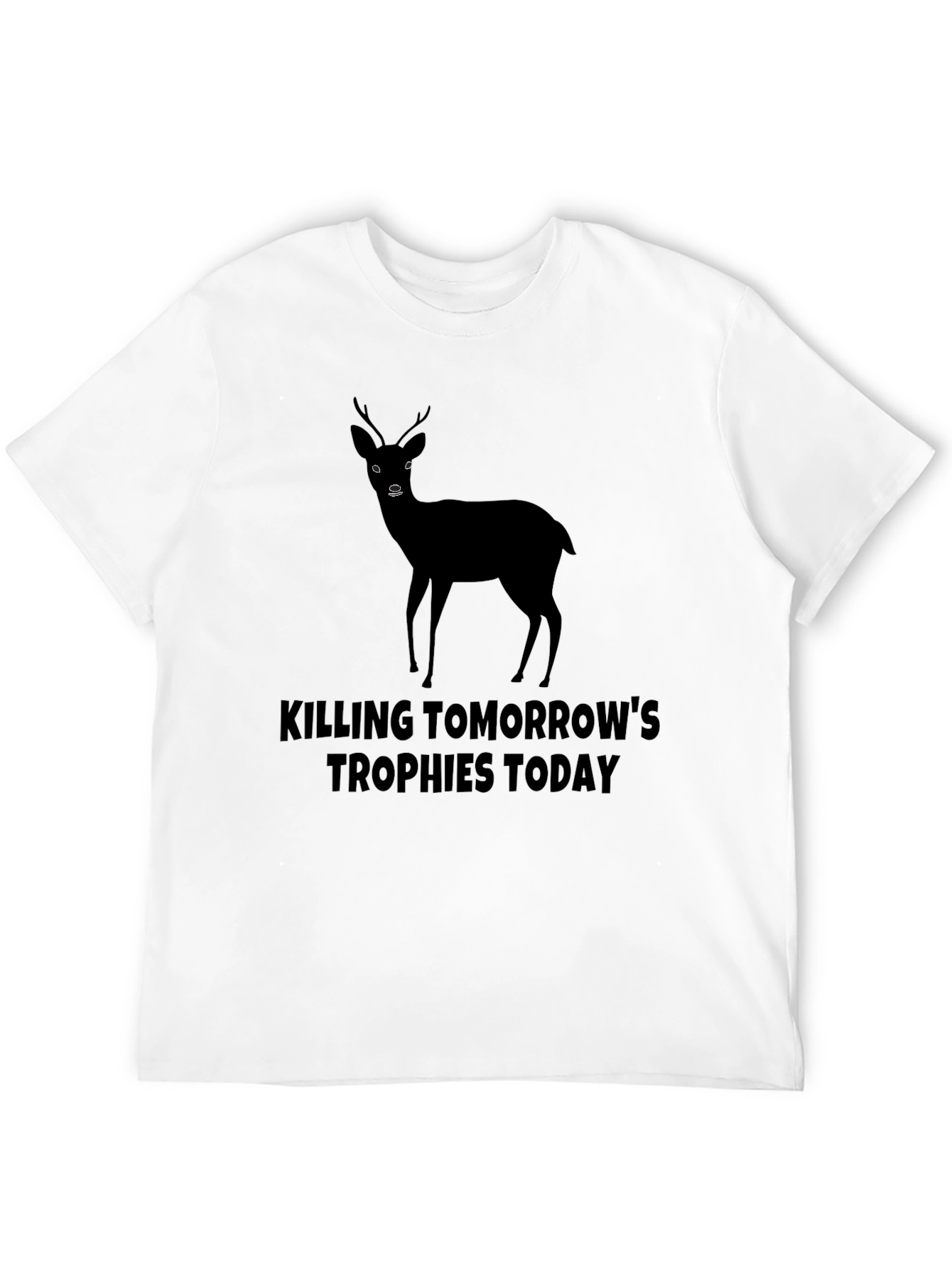 Black Killing Tomorrow's Trophies Today Deer Graphic Tee view 12