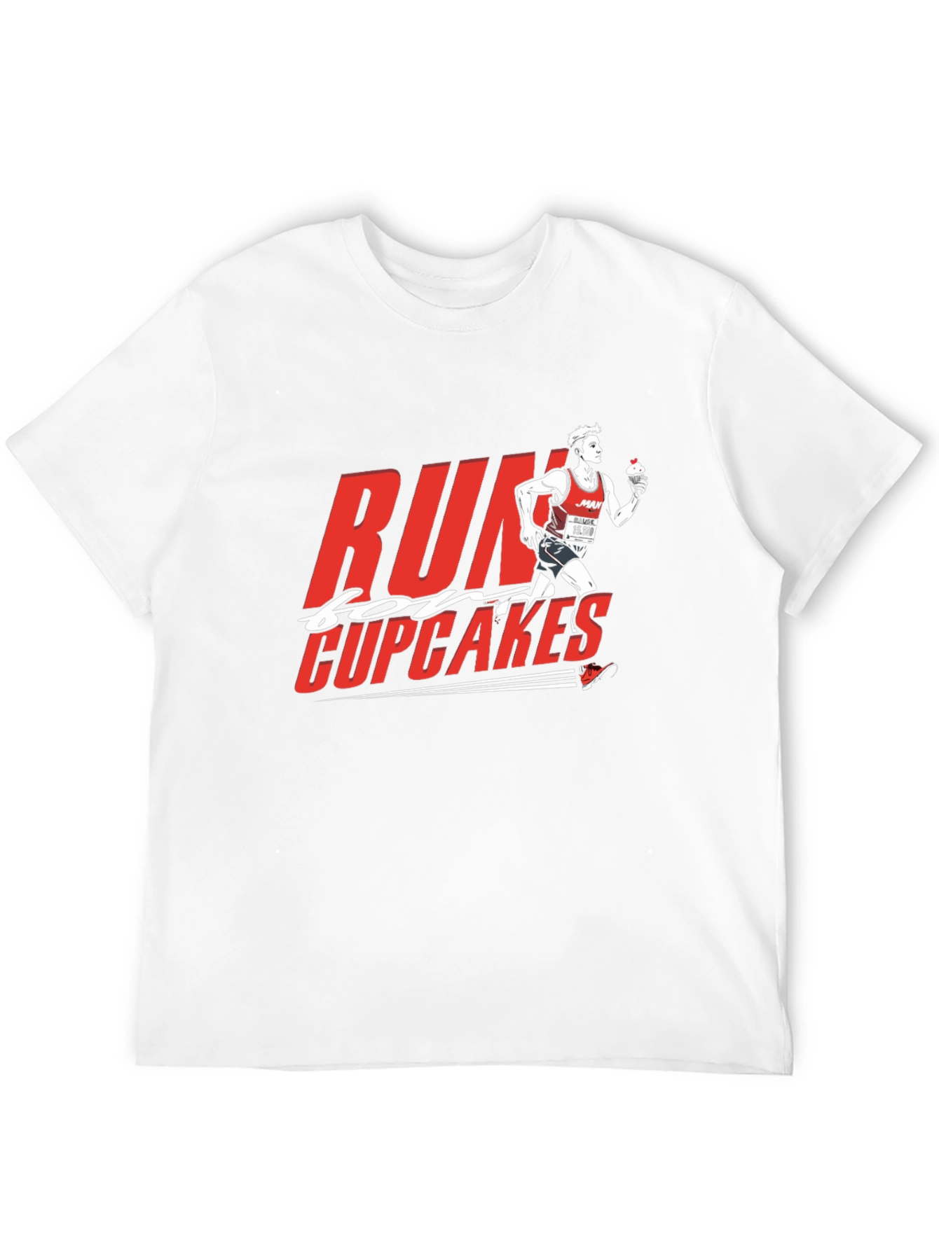 Black Run for Cupcakes Graphic Tee - Black Cotton view 12