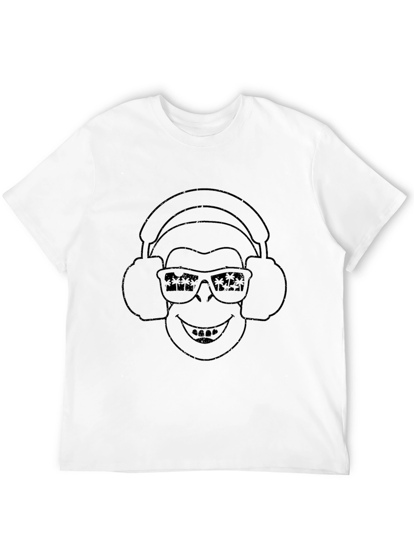 Black Cool Monkey Graphic Tee - Island Vibes view 12
