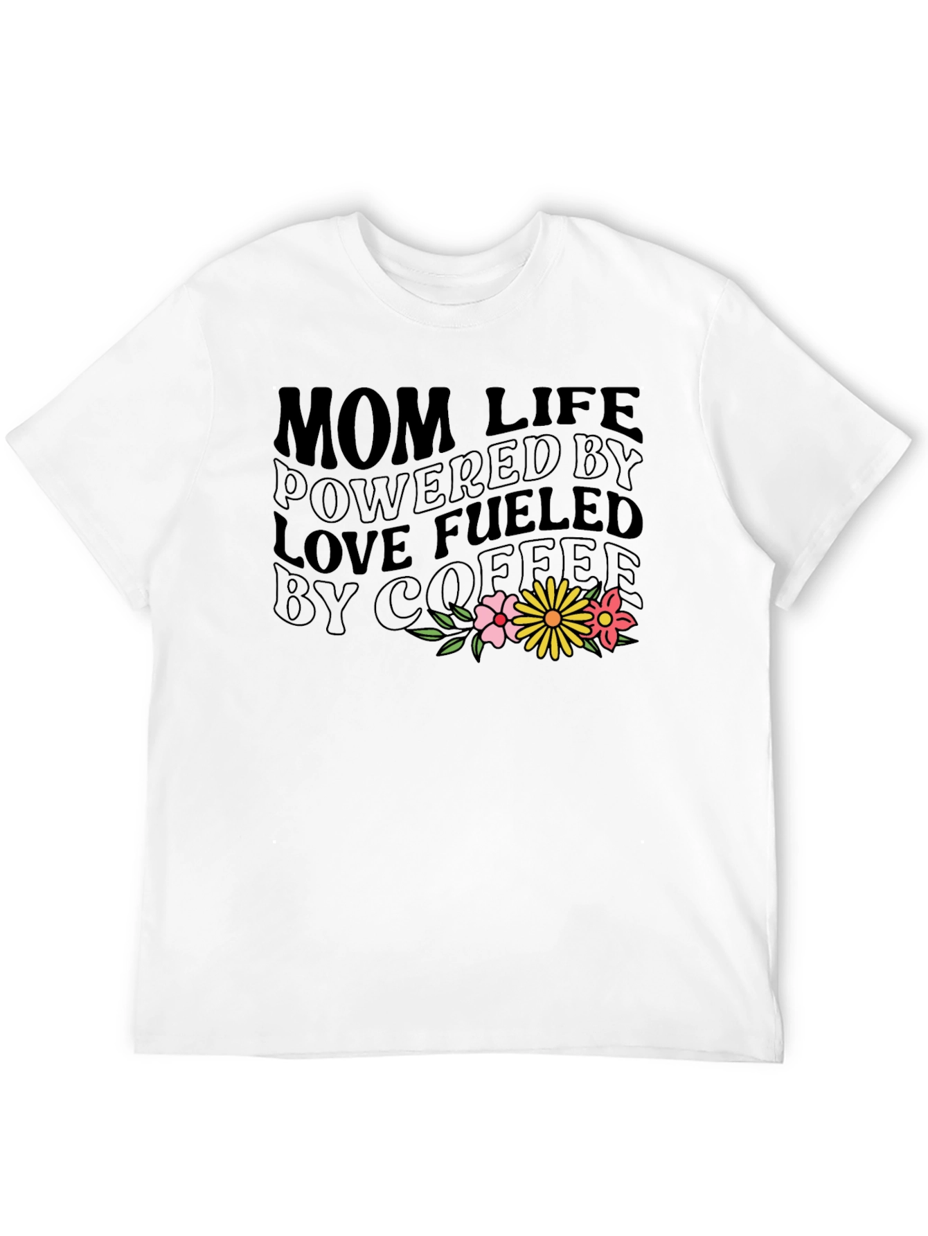 Black Mom Life Coffee T-Shirt view 12