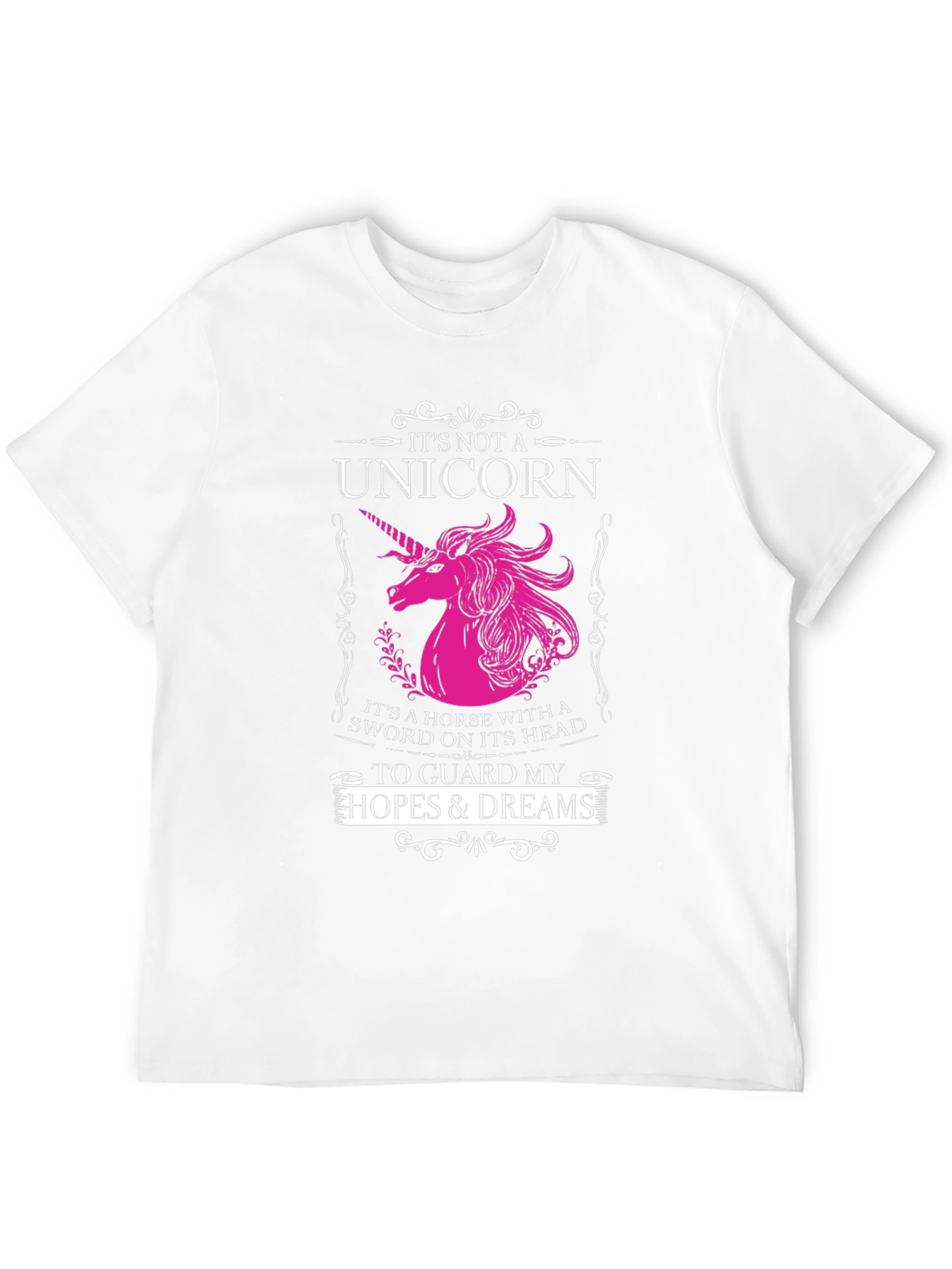 Black Unicorn Sword Guard T-Shirt - Hopes & Dreams view 12