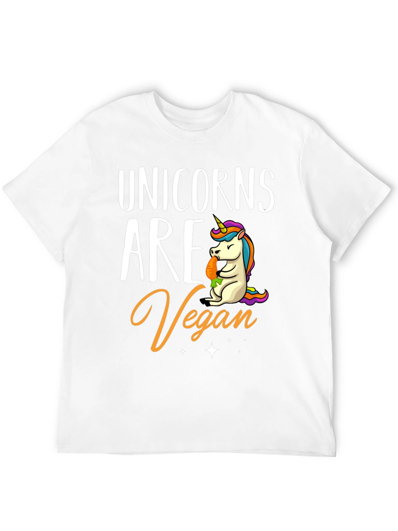 Black Unicorn Vegan T-Shirt - Black Graphic Tee view 12
