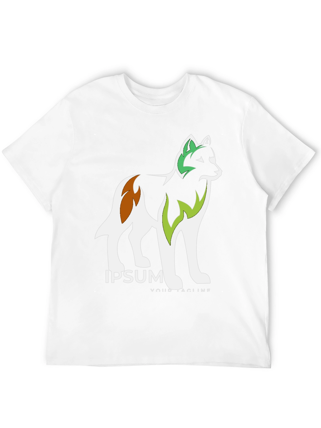 Black Black Graphic Tee - Artistic Dog Design view 12