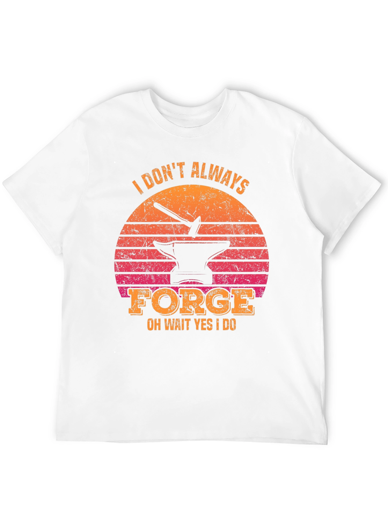 Black Funny Blacksmith T-Shirt - "I Don't Always Forge" view 12