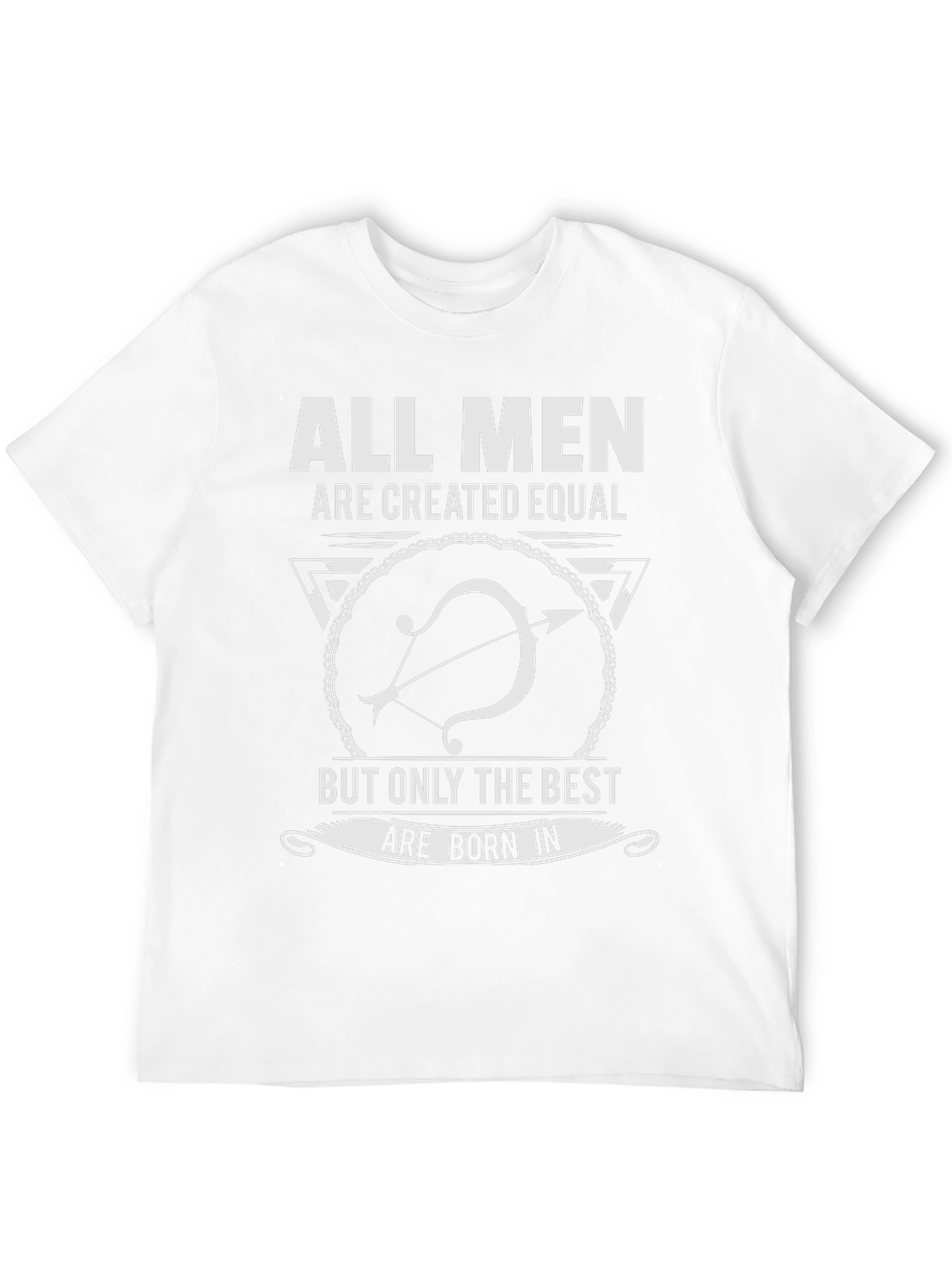 Black All Men Created Equal Best Born In T-Shirt view 12